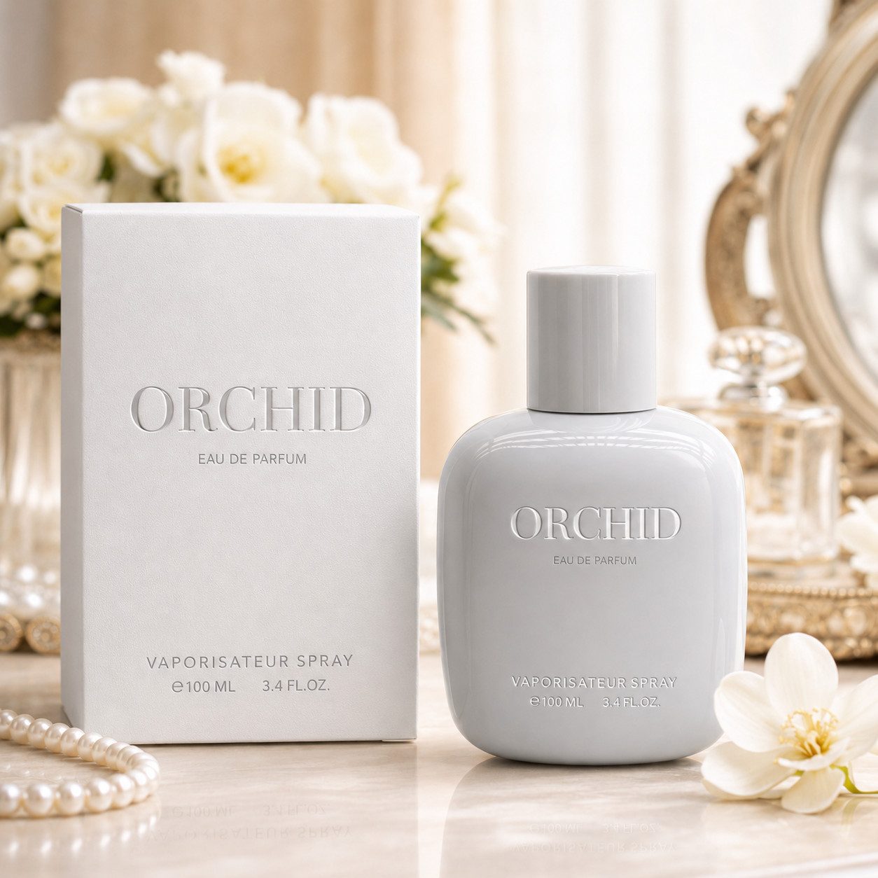 Fine Perfumery London Eau de Parfum Orchid Pour Femme Fruchtig e100ml, Hergestellt in Spain, Damenduft