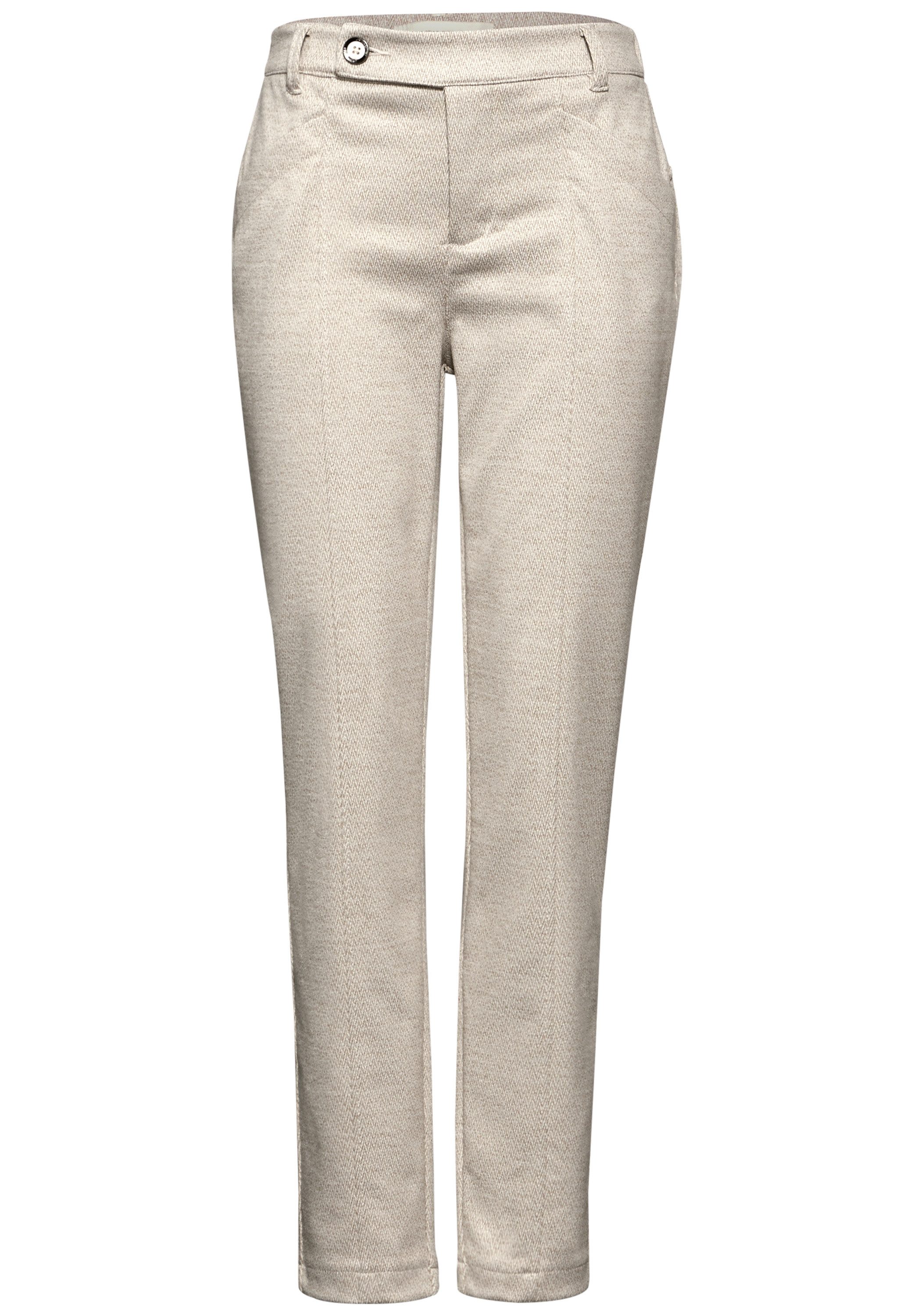 STREET ONE Stoffhose High Waist