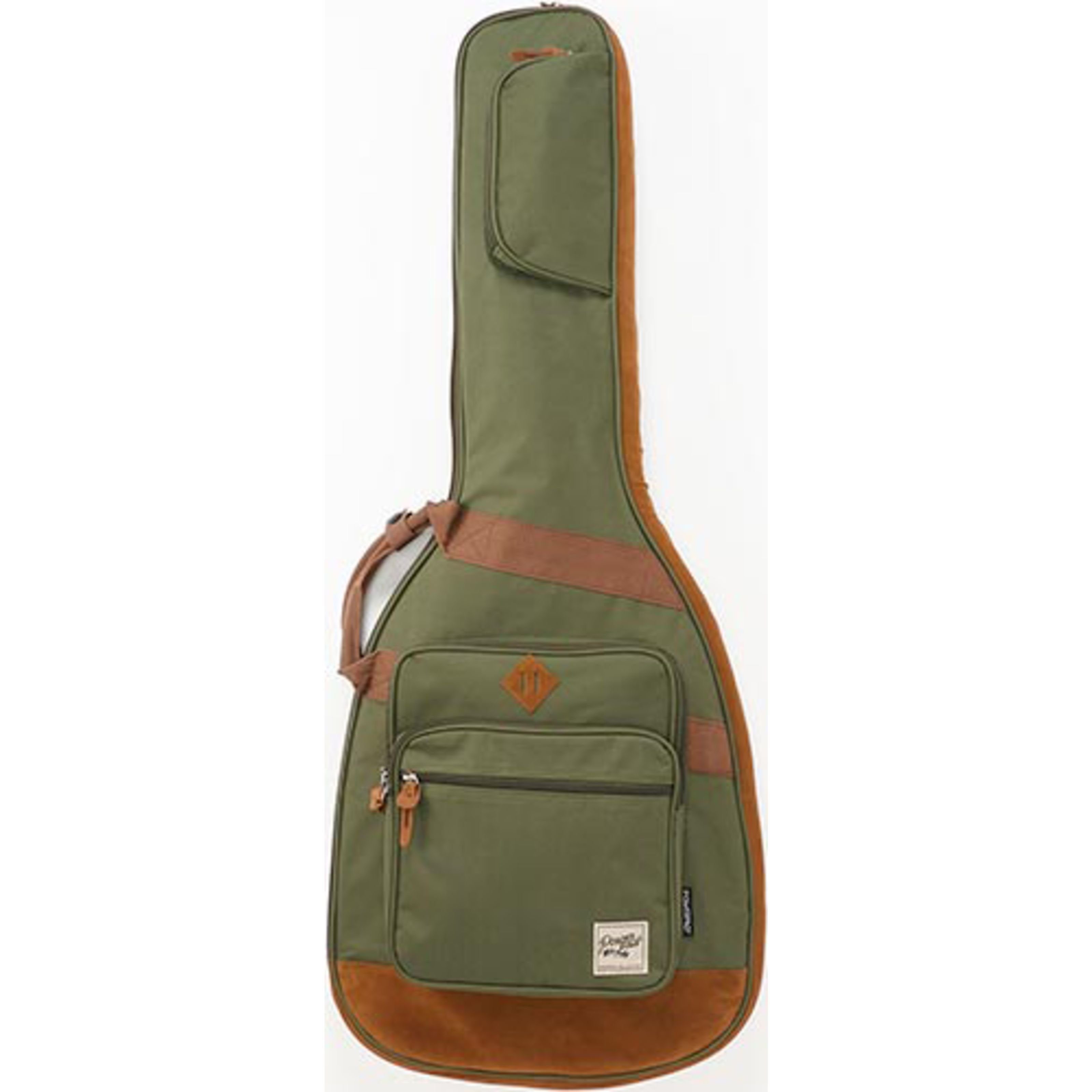 Ibanez Gitarrentasche (Gitarrenkoffer und Gitarrentaschen, E-Gitarren Tasche), Powerpad Electric IGB541 Gigbag Moss Green - Tasche für E-Gitarren