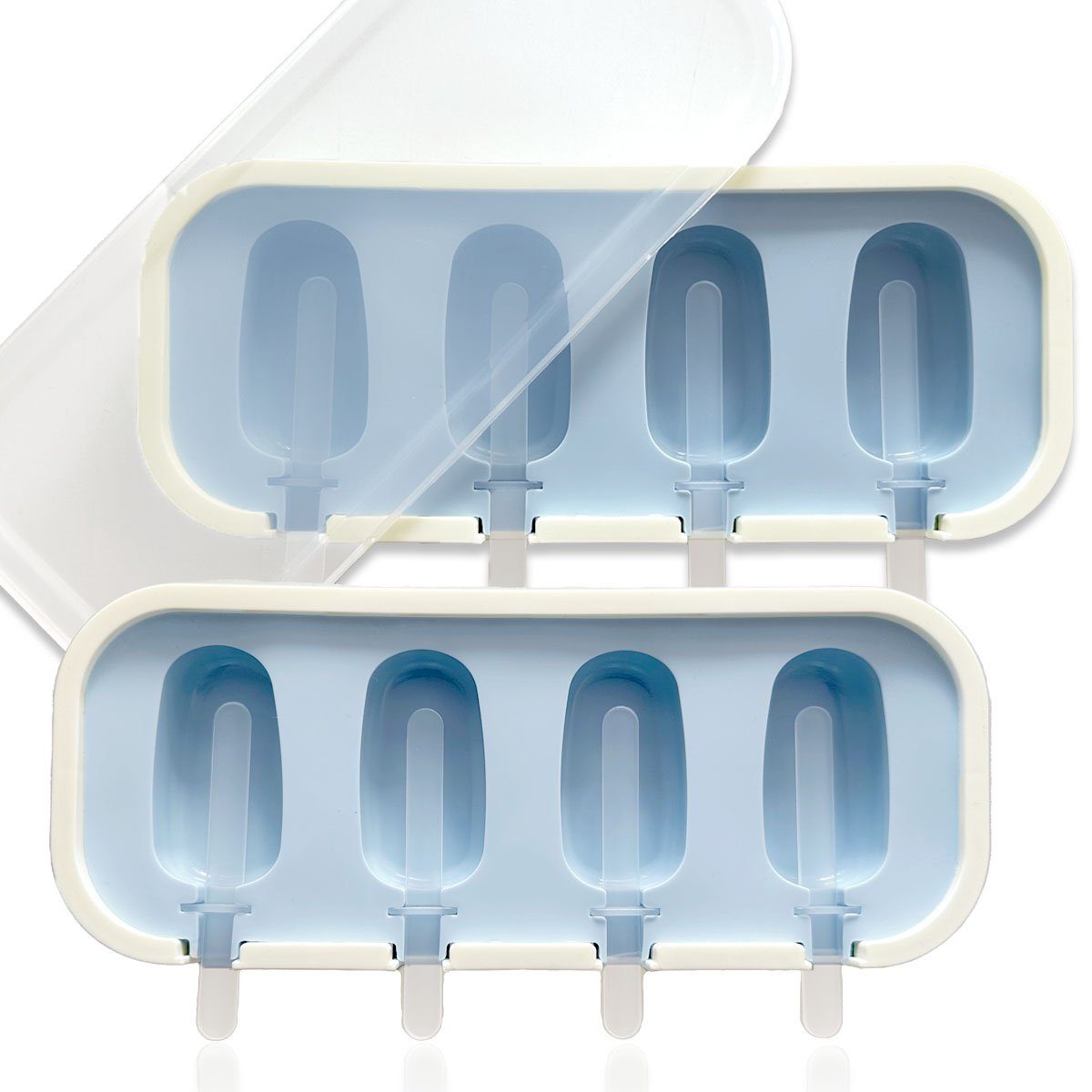 mixed 24 Eisform 2er Set Silikon Mini Stieleisform Stabeis Eis am Stiel