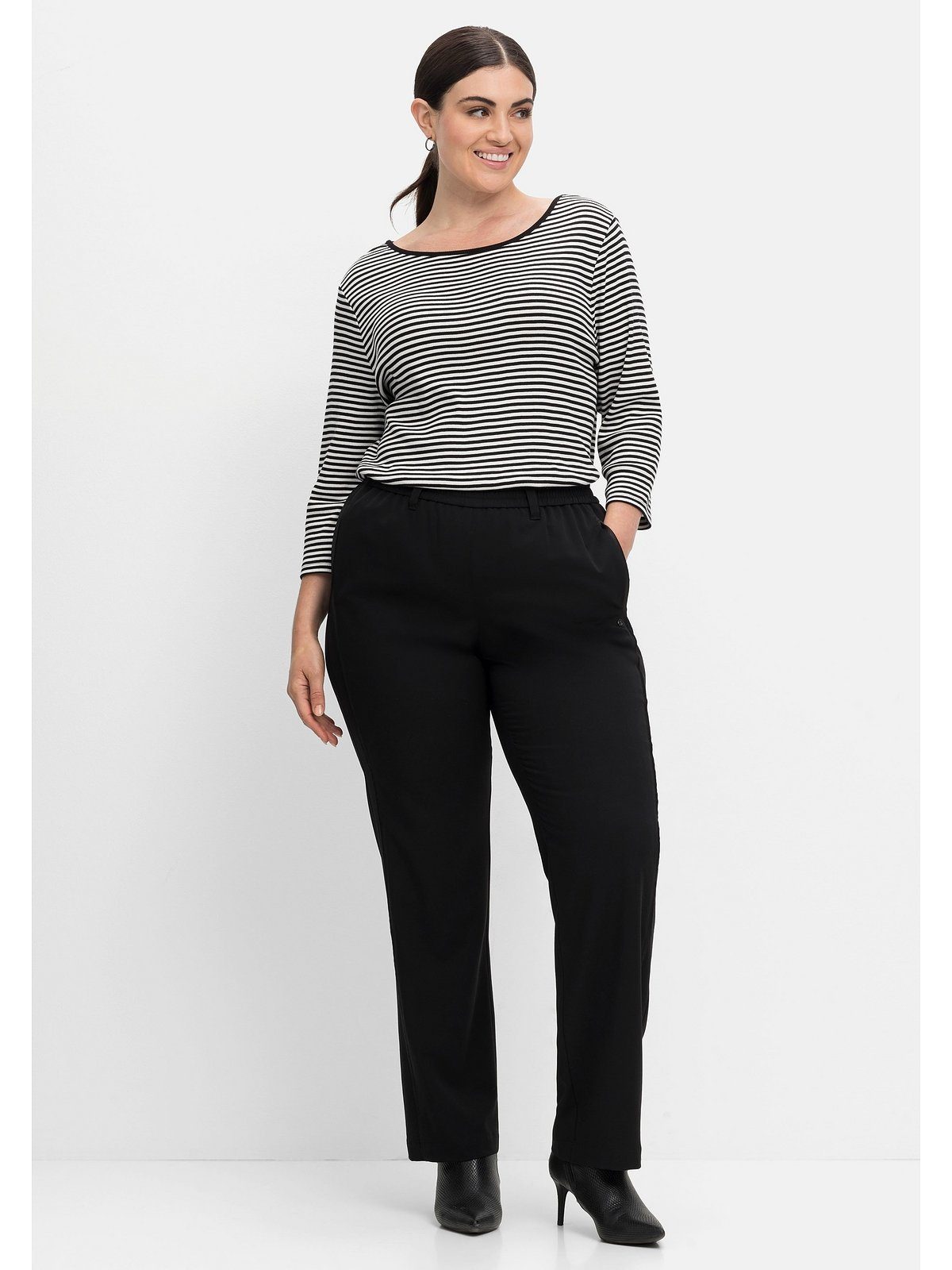 Sheego Schlupfhose Große Größen mit extralangem Bein