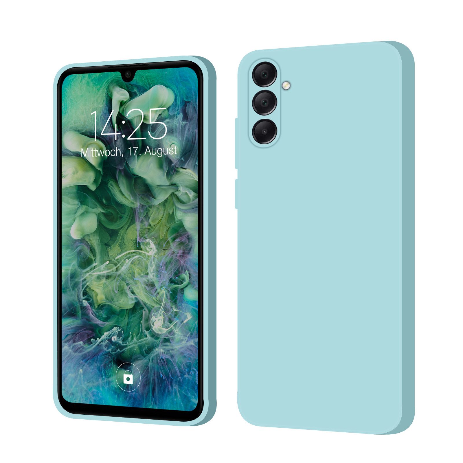 Tec-Expert Handyhülle SoftGrip Cover Hülle für Samsung Galaxy A25 5G, Handy Case Bumper integrierter Kameraschutz flexibel