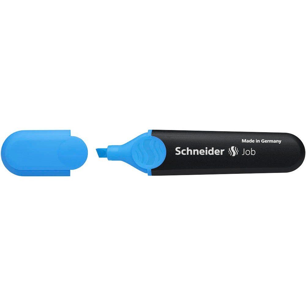 und Kopierpapier Job Drucker- 150 Textmarker blau TM Schneider SCHNEIDER
