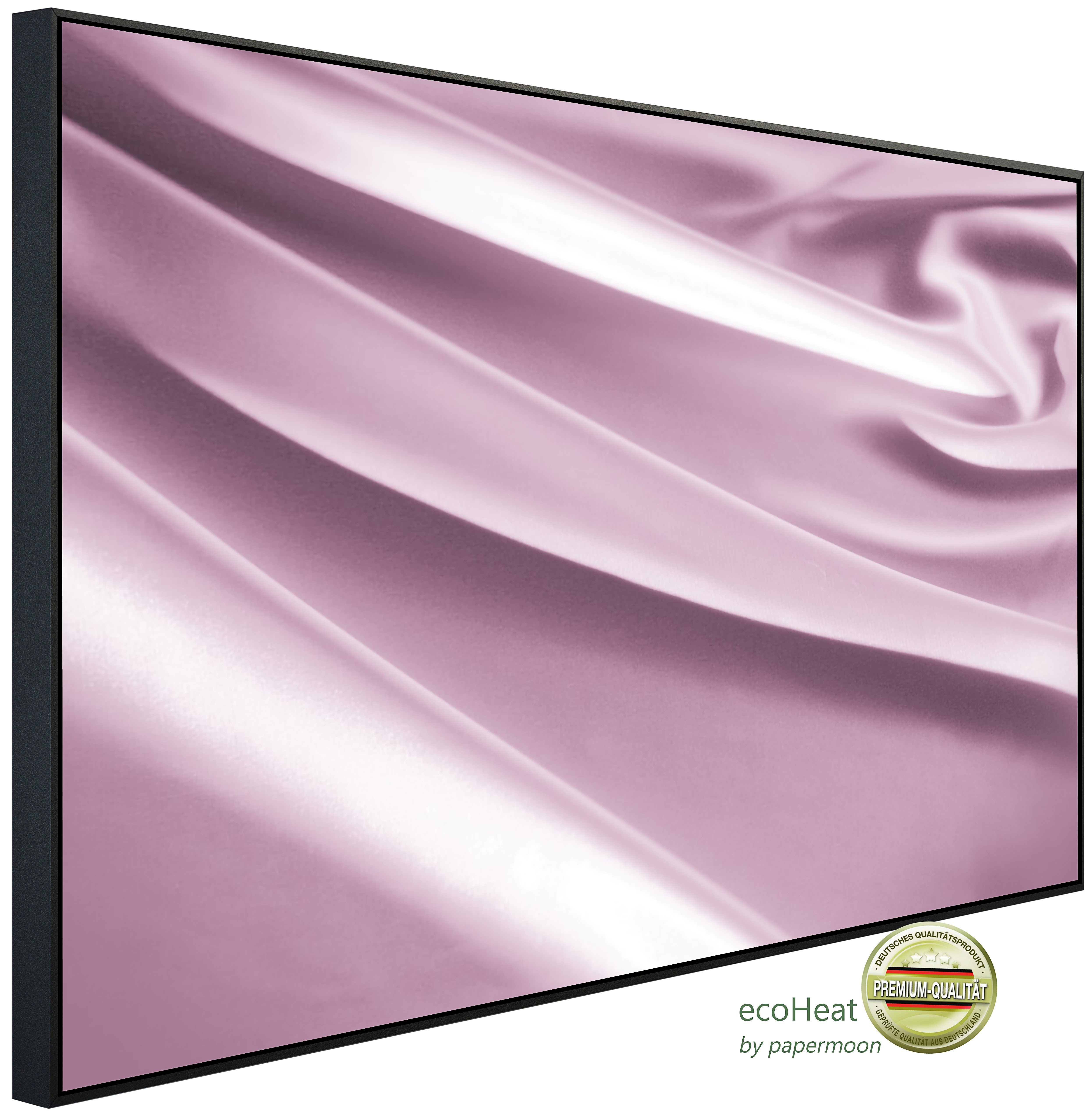 Papermoon Infrarotheizung INFRAROT-BILD-HEIZUNG, Textur pink, TÜV-Rheinland/GS zertifiziert, angenehme Strahlungswärme