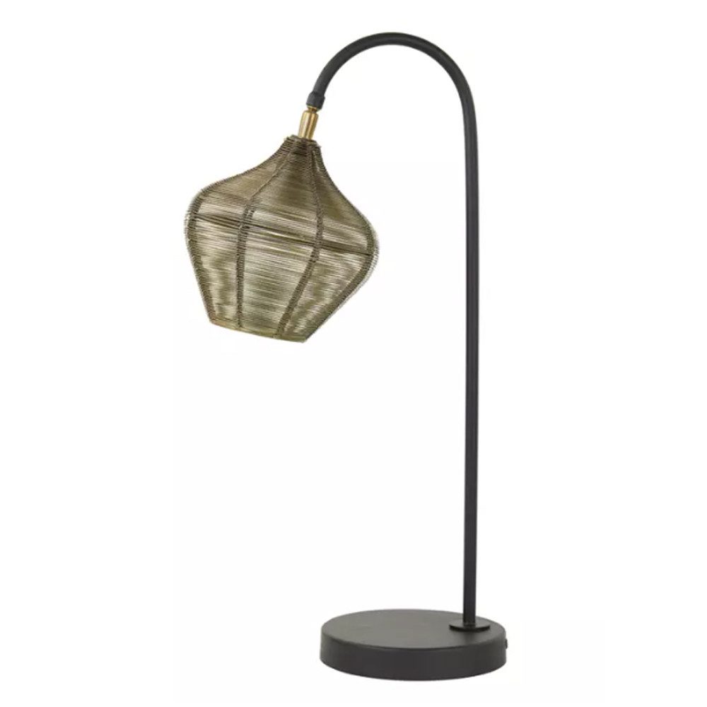 Light & Living Tischleuchte Tischleuchte ALVARO Light & Living Lampe 27x20x61 cm Bronze-Schwarz, Leuchtmittel nicht enthalten