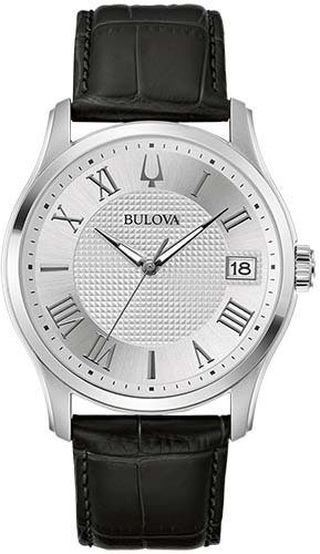 Bulova Quarzuhr 96B388, Edelstahlgehäuse ionenplattiert, ca. Ø 41mm