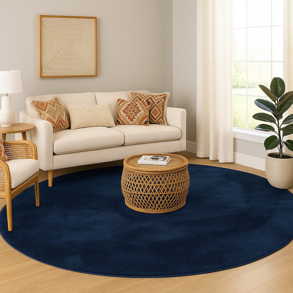 Pergamon Fellteppich Fellteppich Super Soft Pearl Rund, Rund, Höhe: 19 mm günstig online kaufen