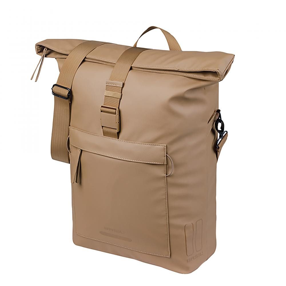 Basil Fahrradrucksack Basil Tasche Schultertasche Brooklyn MIK Hooks 17 Liter - recyceltes P