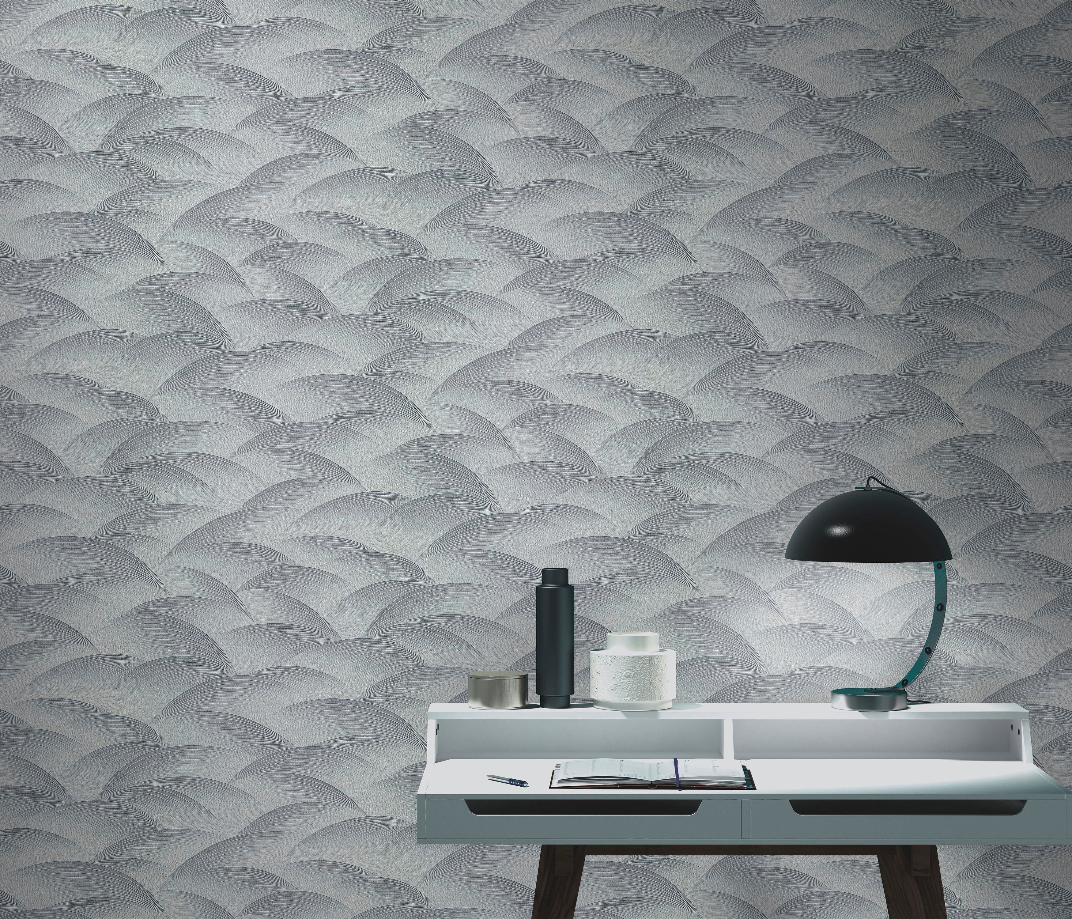 Fashion for walls Vliestapete Sparkling Sea, geprägt, glänzend, Phthalate frei