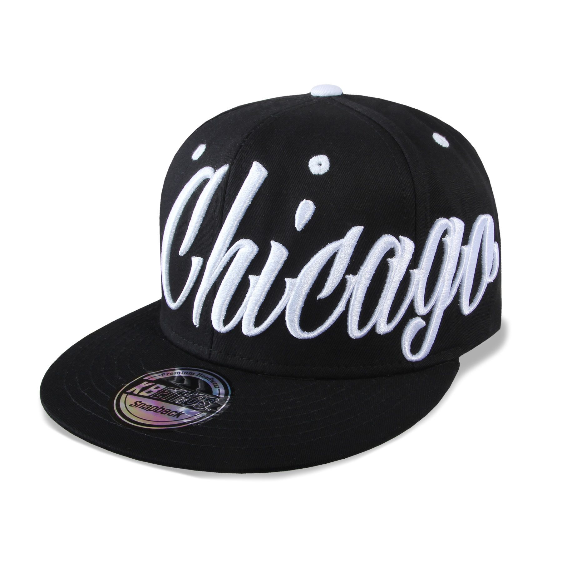 KBETHOS Snapback Cap Cap Unisex Städte Sidescript Stick Kappe Hut Mütze Sonneschutz