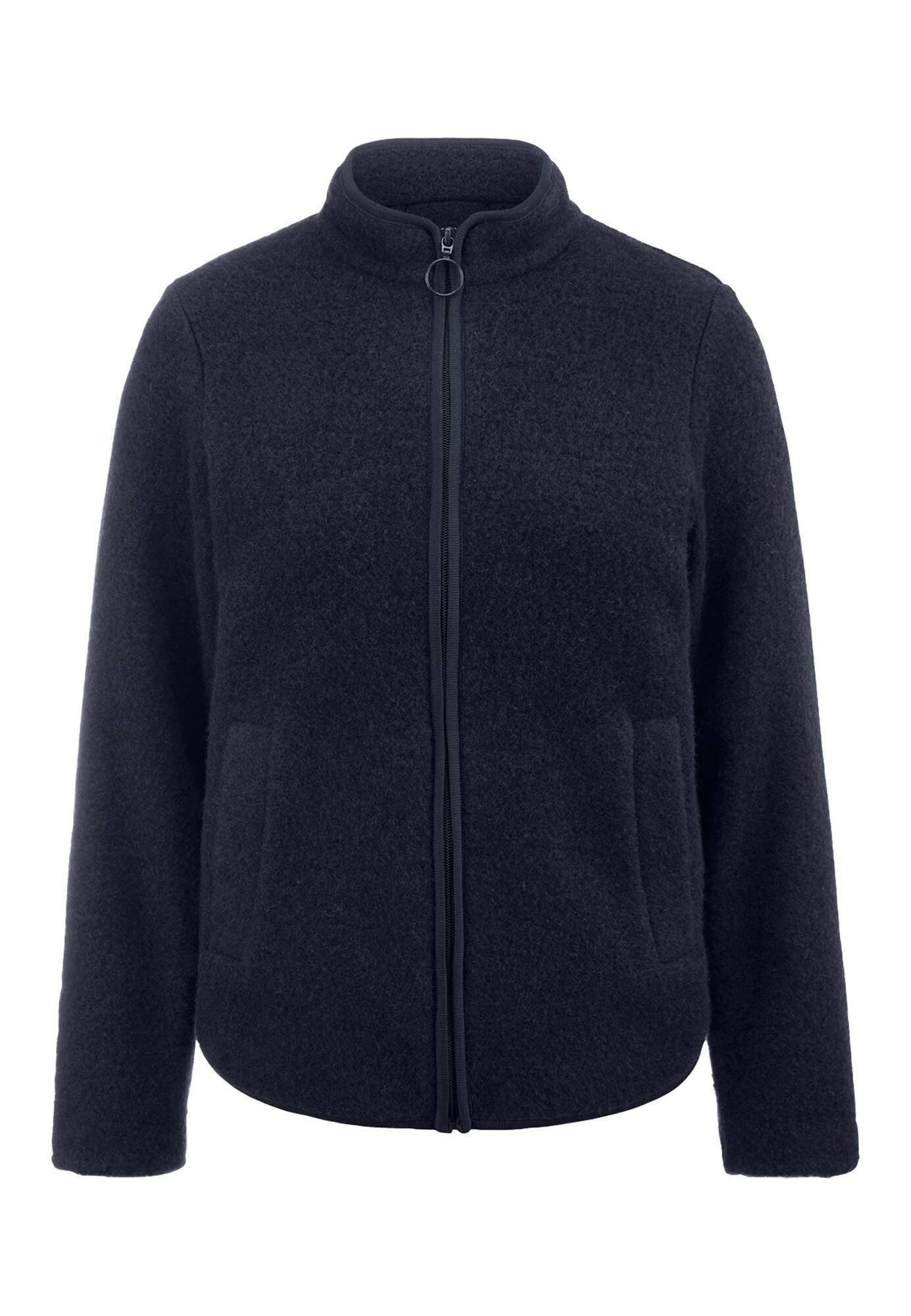 Hessnatur Fleecejacke Regular aus reiner Bio-Merinowolle (1-St)