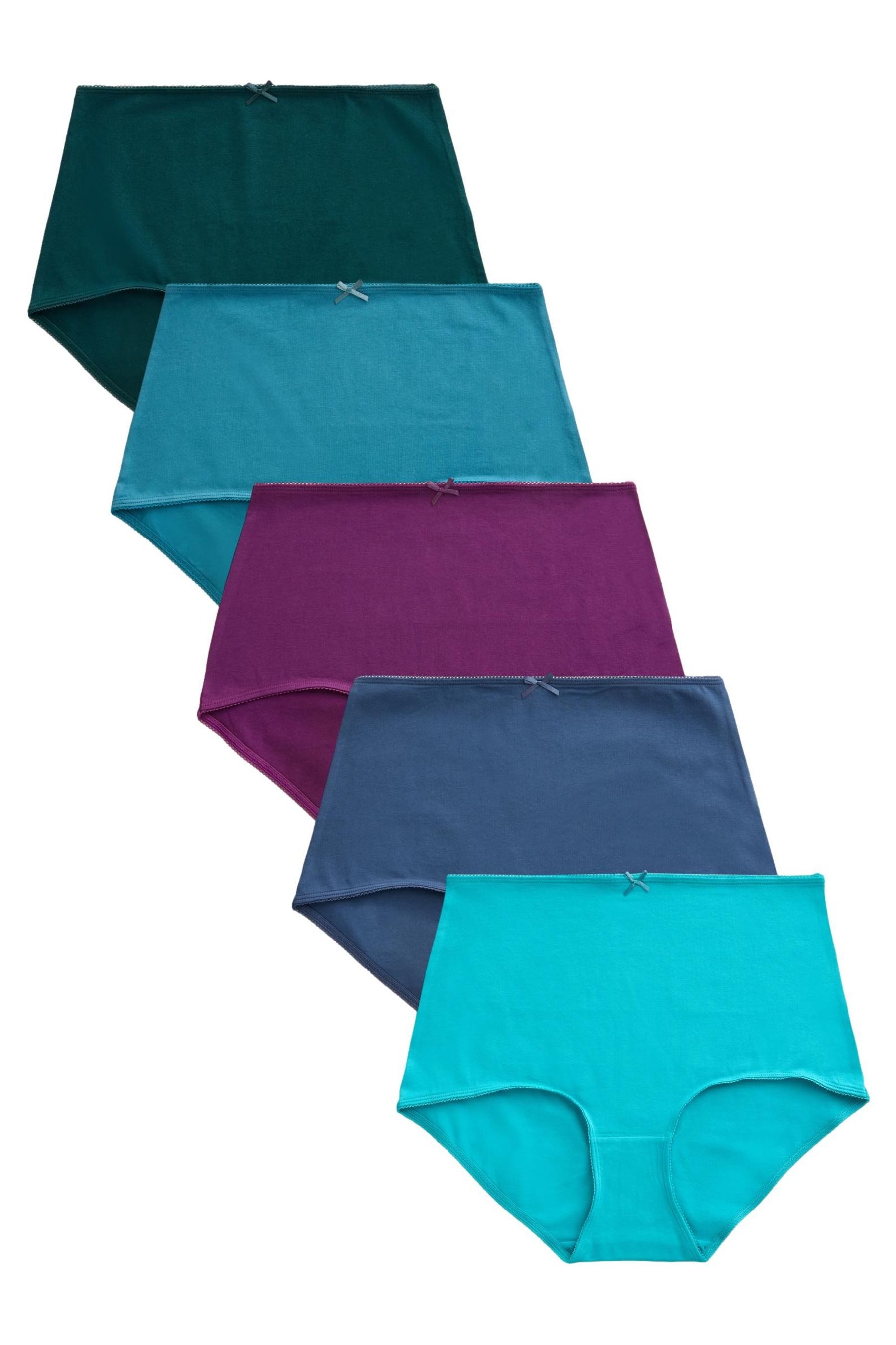 Next Taillenslip Maxi-Slips mit hohem Baumwollanteil, 5er-Pack (5-St)