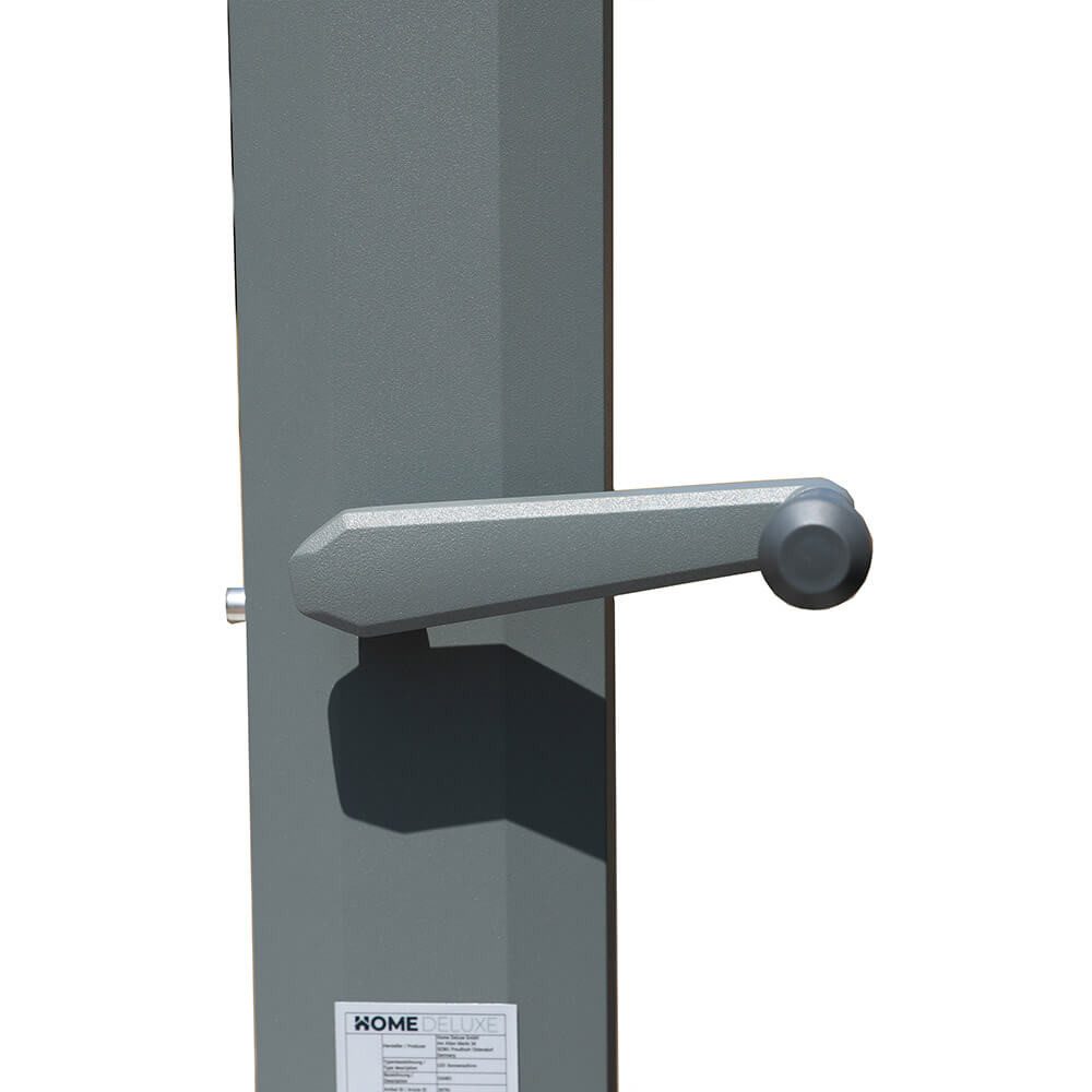 HOME DELUXE Sonnenschirm LED DIARO - ohne Schirmständer, LxB: 400x300 cm, 360° Drehfunktion, Solarbetriebene LED-Leuchten – Bild 4 von 5