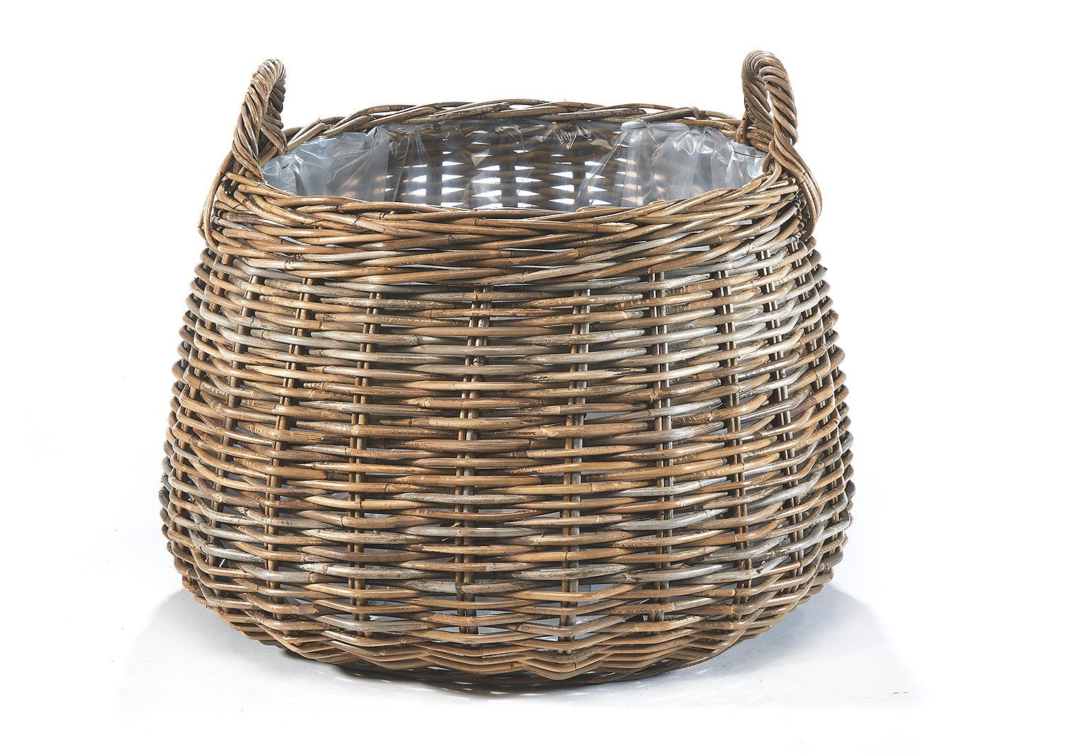 Kobolo Pflanzkübel Pflanzkorb rund - Rattan günstig online kaufen