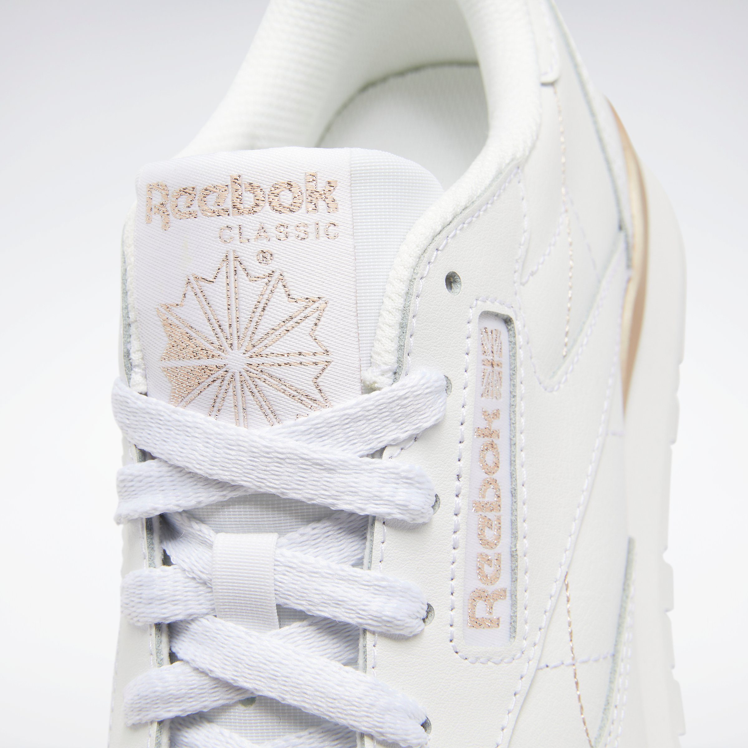Reebok Classic CLASSIC LEATHER weiß-gold Sneaker