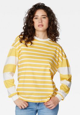 Mavi Langarmshirt CREW NECK TEE Longsleeve mit breiten und dünnen Streifen