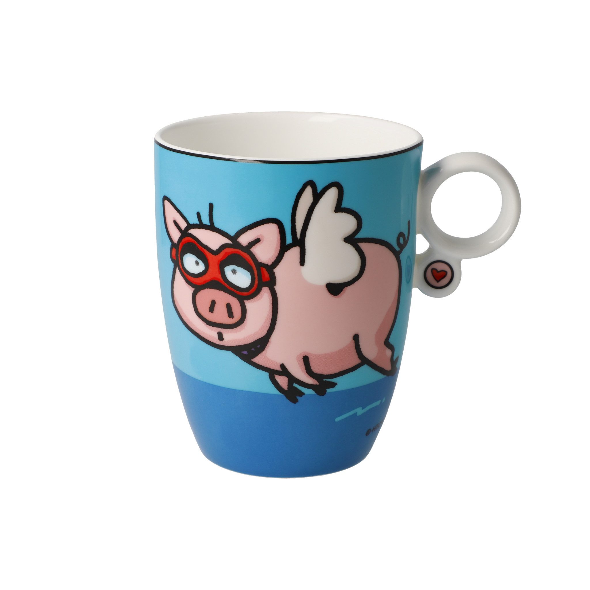 Becher - KÜNSTLERTASSE WHEN PIGS FLY ED HECK
