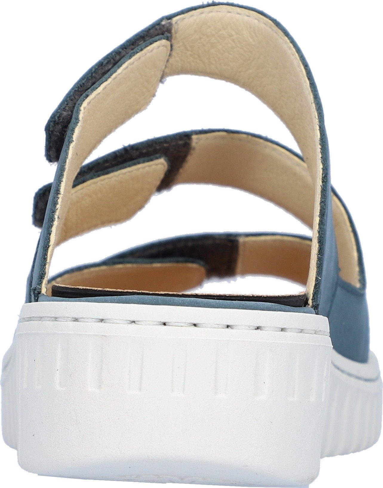 Waldläufer H-WILLOW Pantolette Sommerschuh, Hausschuh, Keilabsatz, mit Korkfußbett, H-Weite