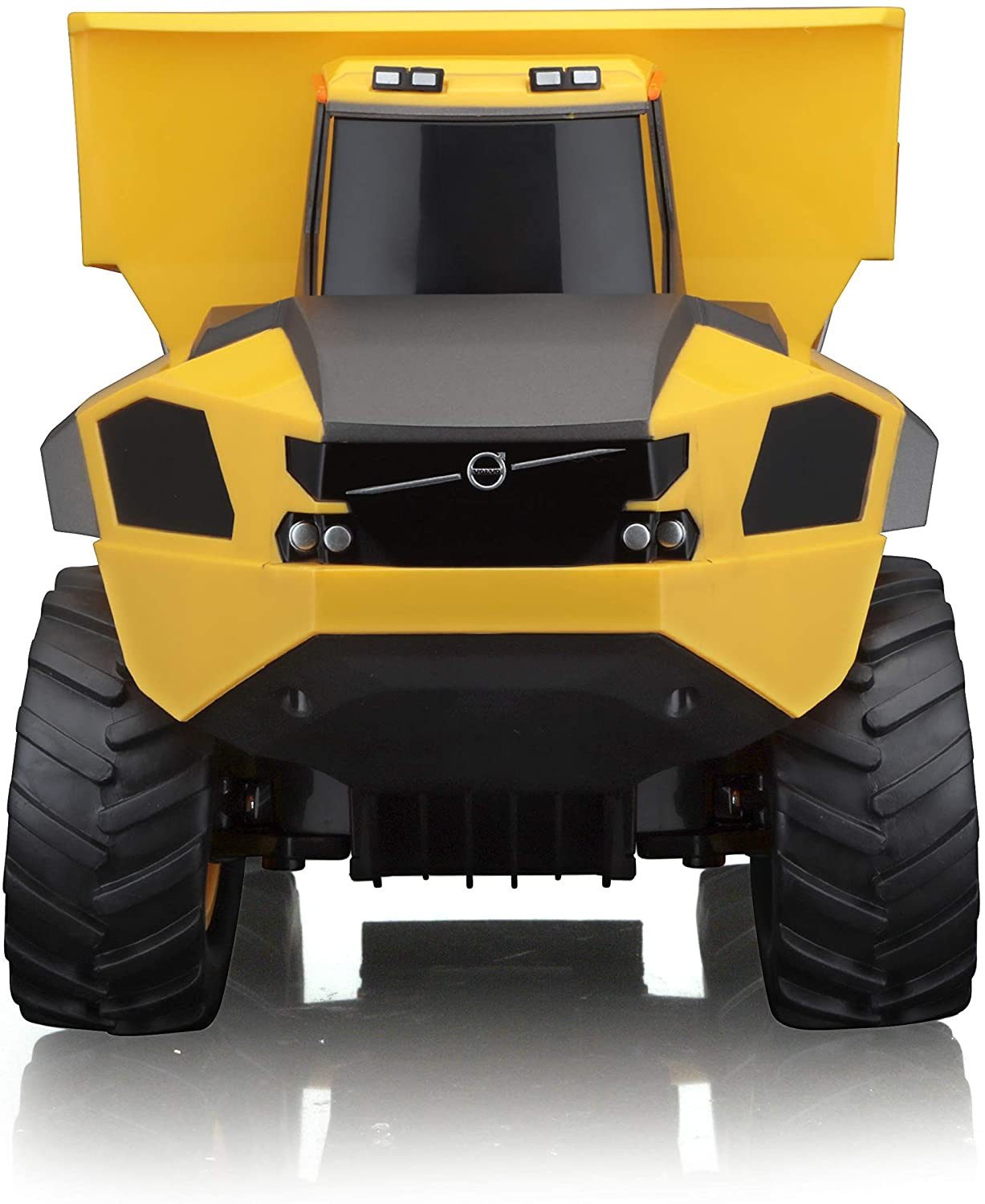 Maisto Tech RC-Truck Ferngesteuertes Auto - Volvo A25 Kipper (gelb, 30cm), detailliertes Modell