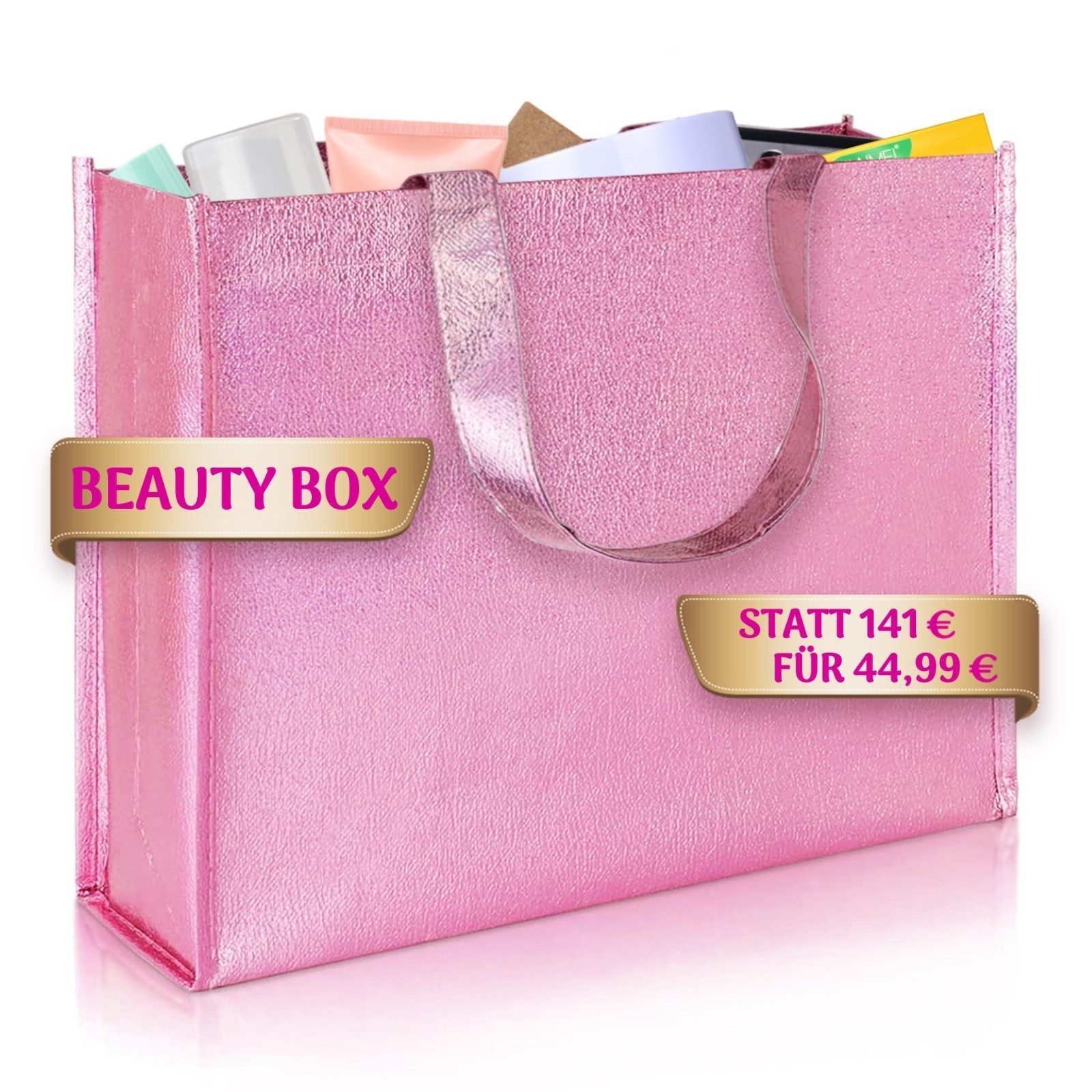 P-Beauty Cosmetic Accessories Pflege-Geschenkbox Set Geschenkset Damen Beauty Hautpflege für 44,99€ statt 141€, 10-tlg., Beautytasche, Geschenk, Pflegeprodukte, Hautpflege