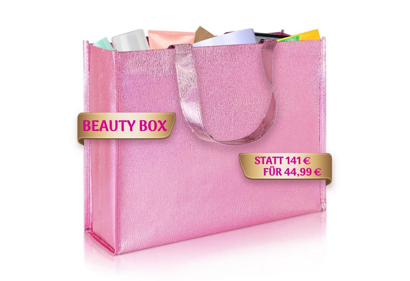P-Beauty Cosmetic Accessories Pflege-Geschenkbox Set Geschenkset Damen Beauty Hautpflege für 44,99€ statt 141€, 10-tlg., Beautytasche, Geschenk, Pflegeprodukte, Hautpflege