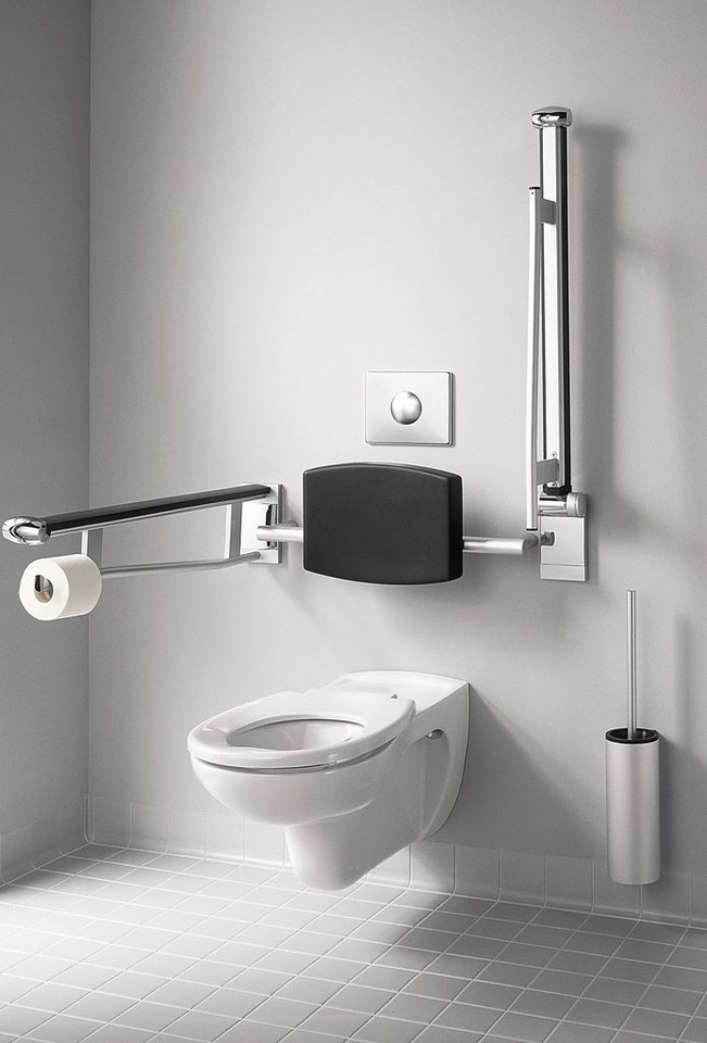Thumbnail - Keuco WC-Reinigungsbürste Plan, (Vormontiert), Toilettenbürstengarnitur, Aluminium, silber eloxiert, Wandmontage