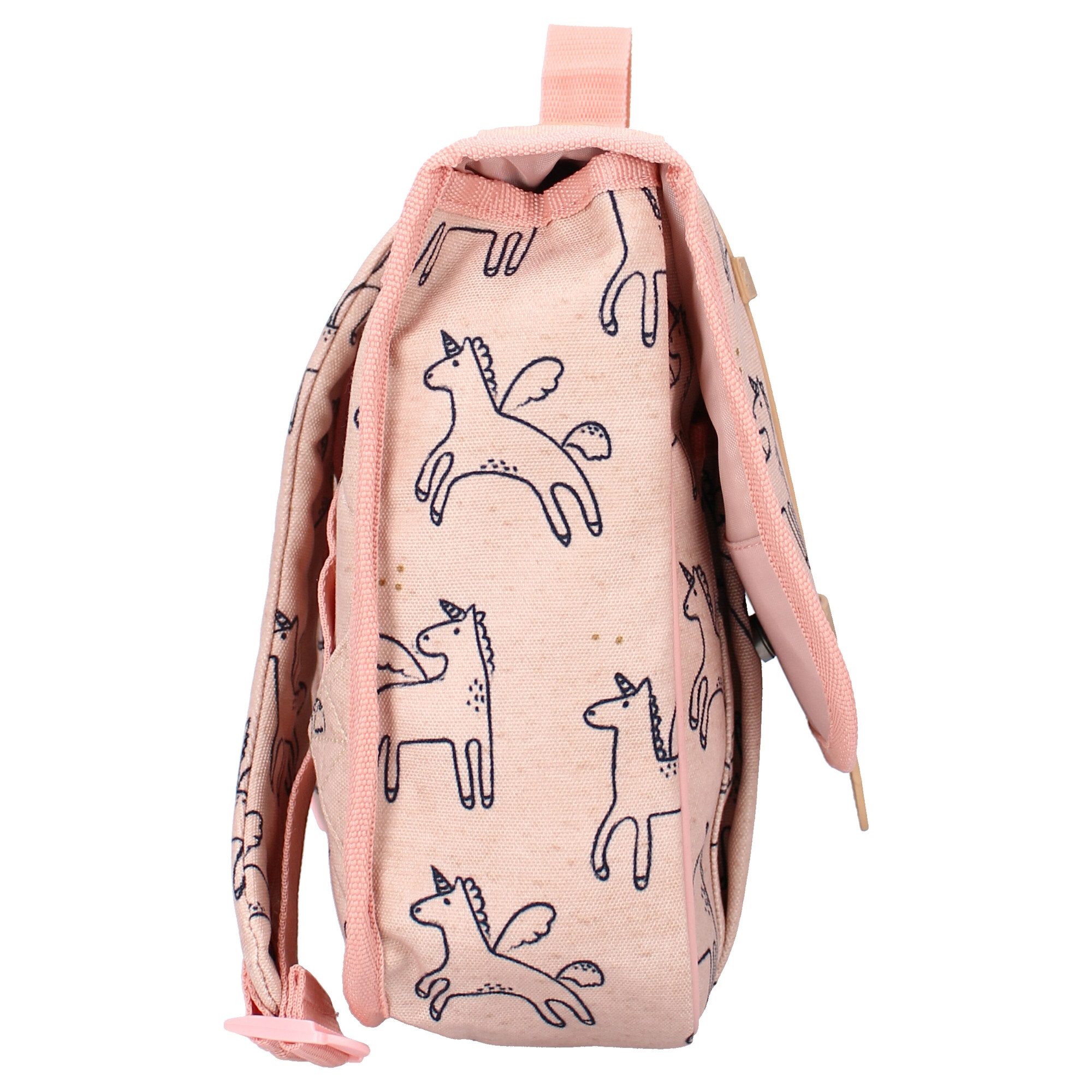 Vadobag Cityrucksack Lisbon Beasties, mit fliegenden Einhörnern als Allover-Print