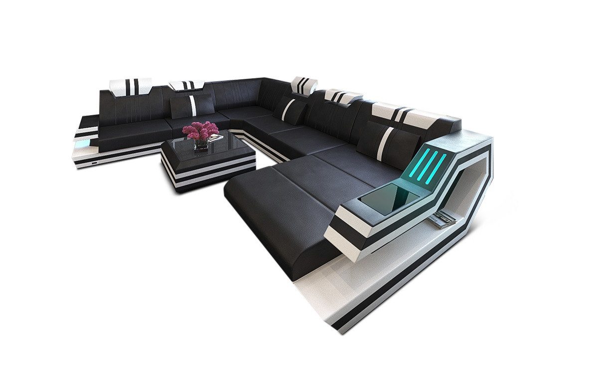 Sofa Dreams Wohnlandschaft Sofa Leder Ledercouch günstig online kaufen