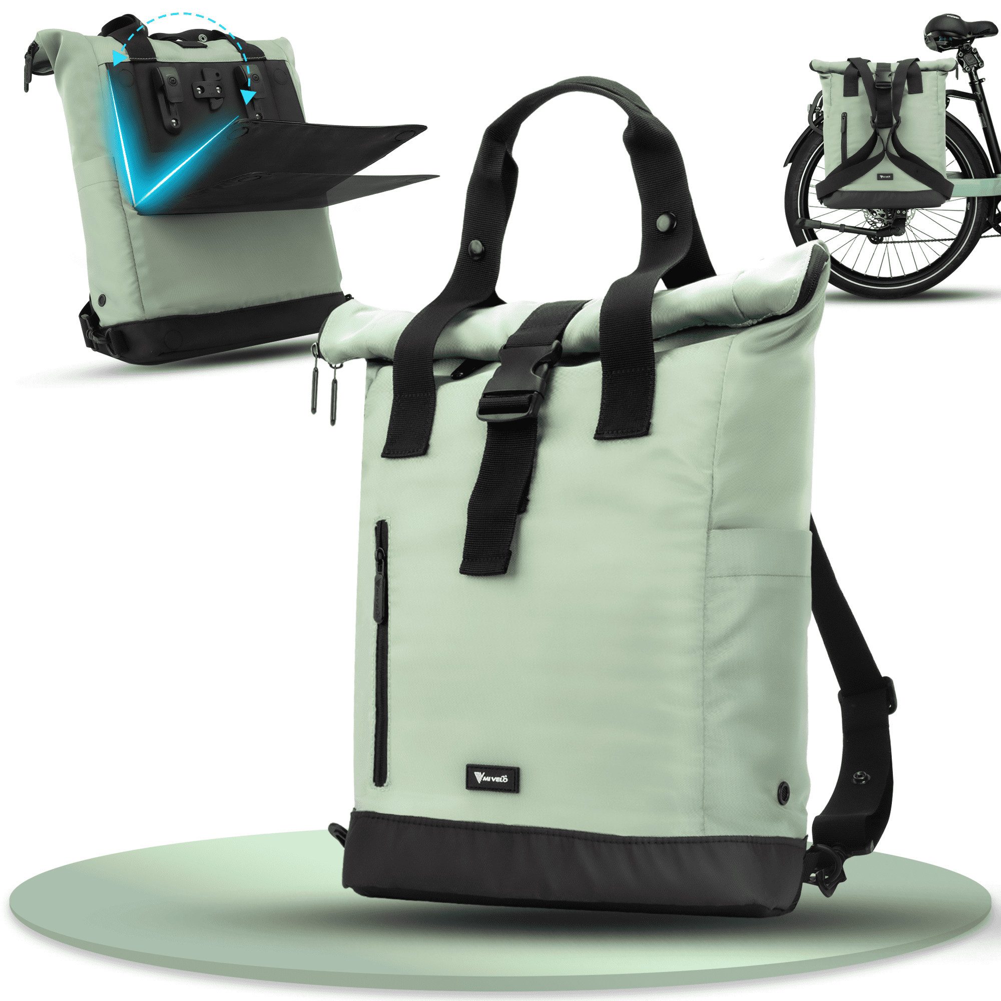 Fahrradtasche MIVELO Fahrradtasche & Rucksack Gepäckträgertasche