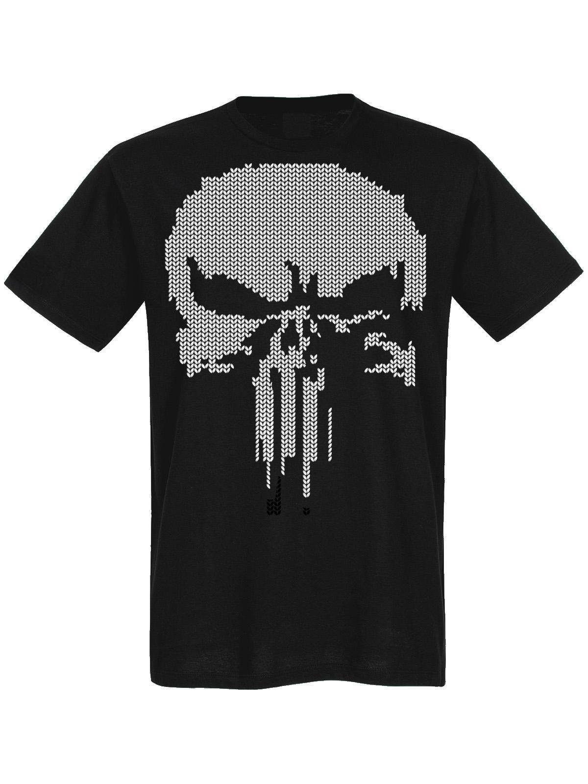 MARVEL T-Shirt The Punisher Fake Knit