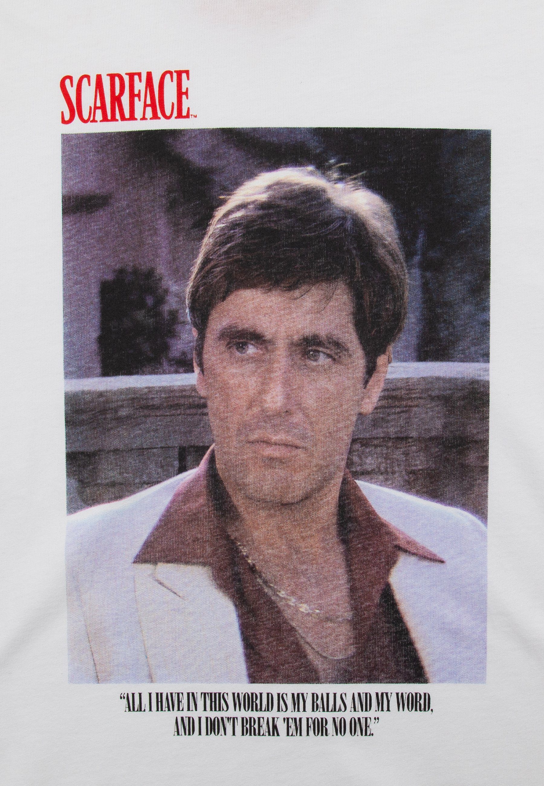 this I 'All in GOTS have world' zertifizierte Recovered Bio-Baumwolle T-Shirt Scarface