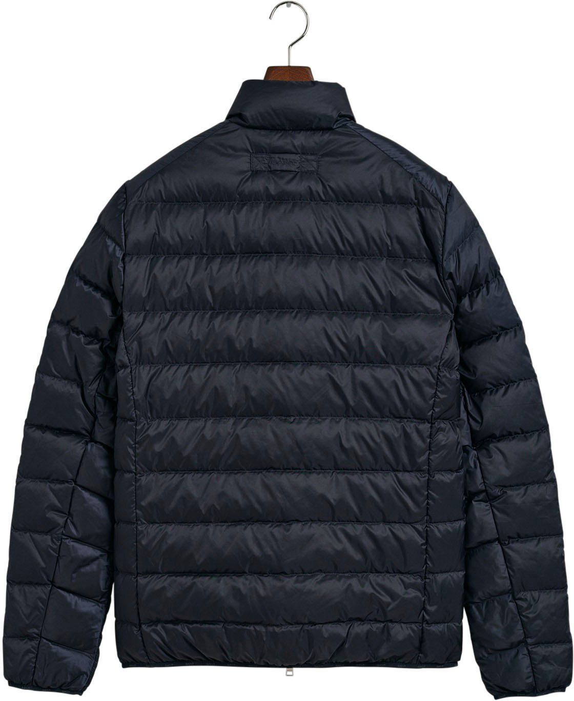 klasissches Premium BLUE JACKET Gant leichte sehr LIGHT EVENING Qualität, Daunen DOWN Steppjacke, Design Daunenjacke