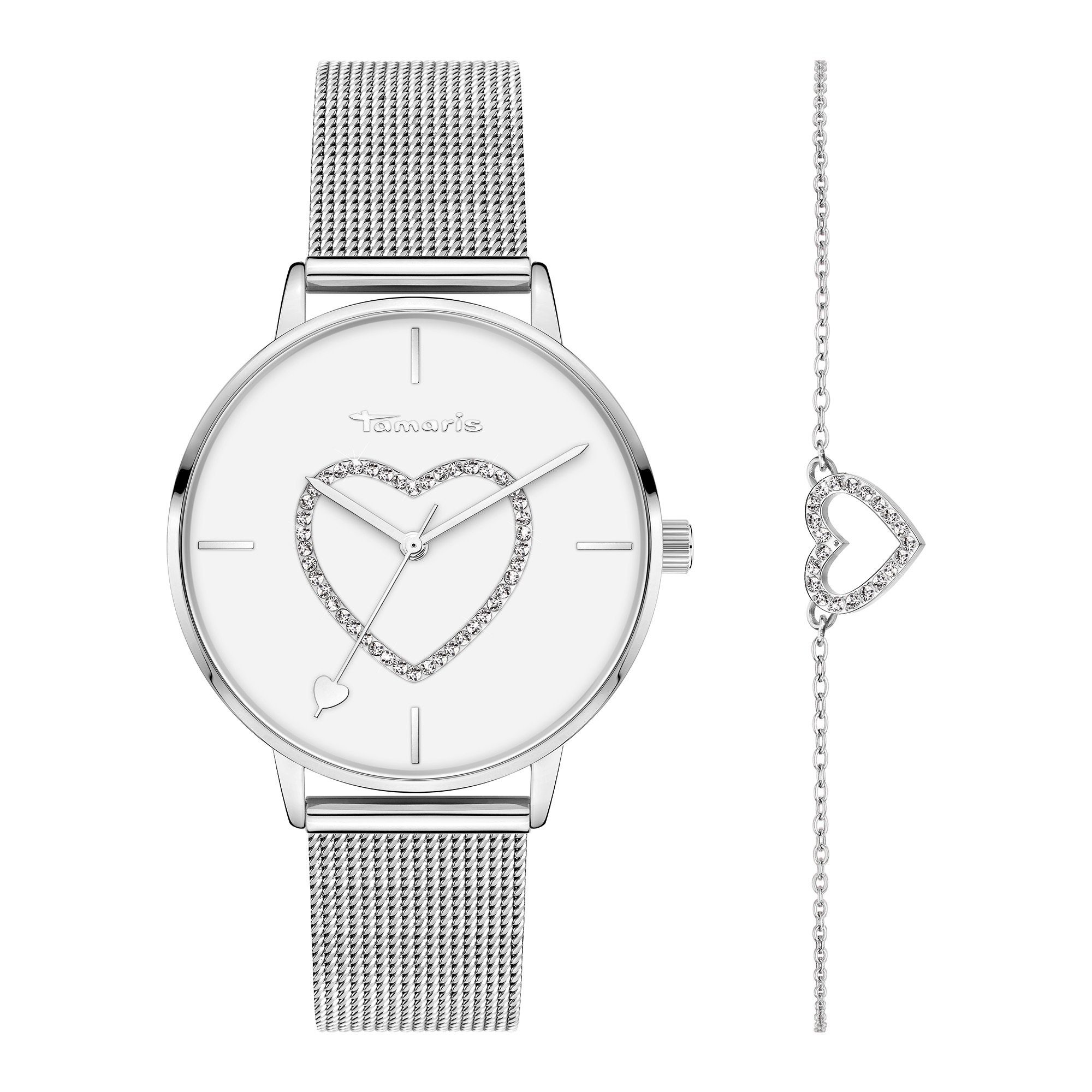 Tamaris Quarzuhr Uhr & Armband Set
