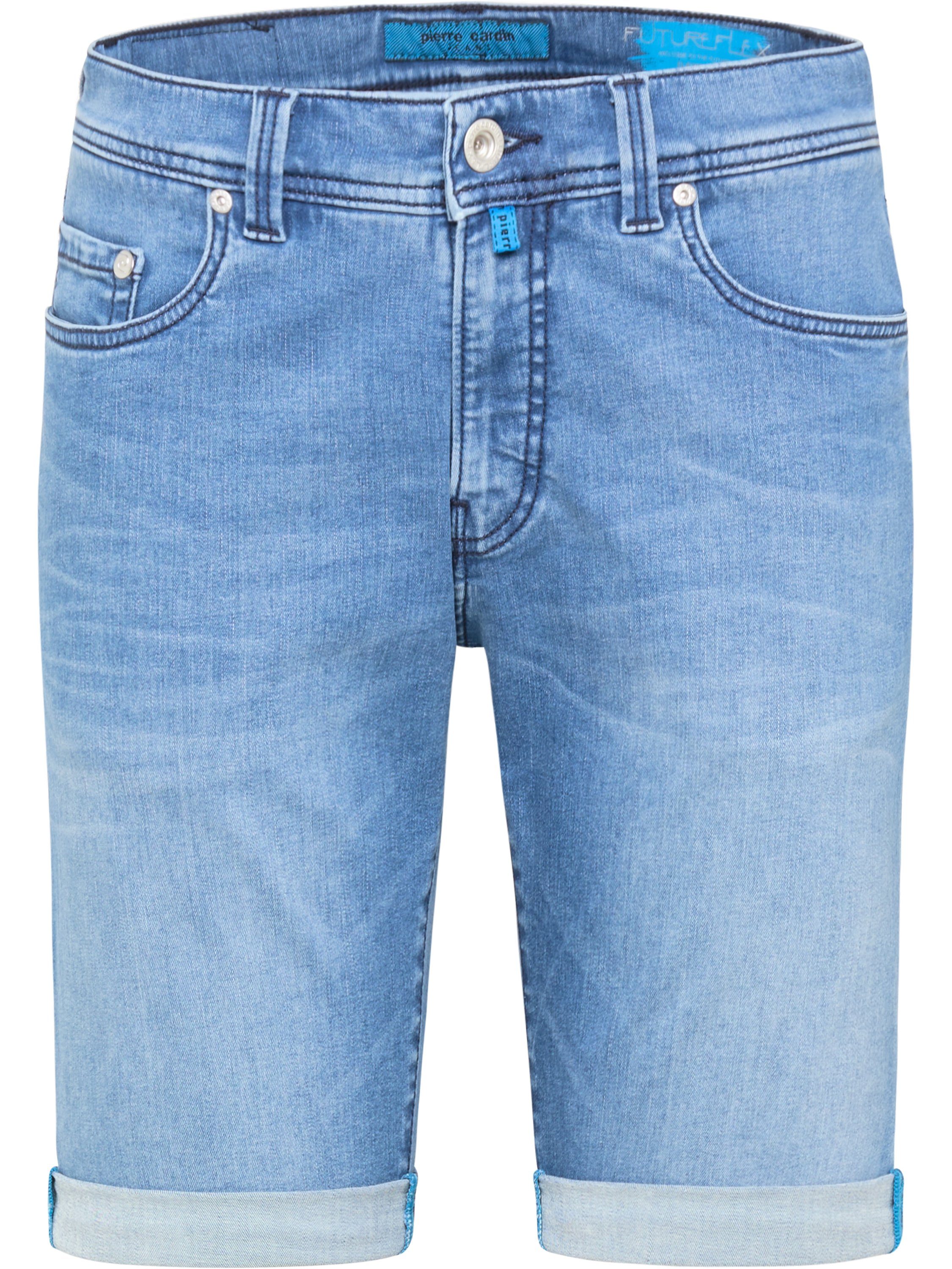 Pierre Cardin 5-Pocket-Jeans PIERRE CARDIN LYON FUTUREFLEX SHORTS mid blue stone 3452 8860.06 -