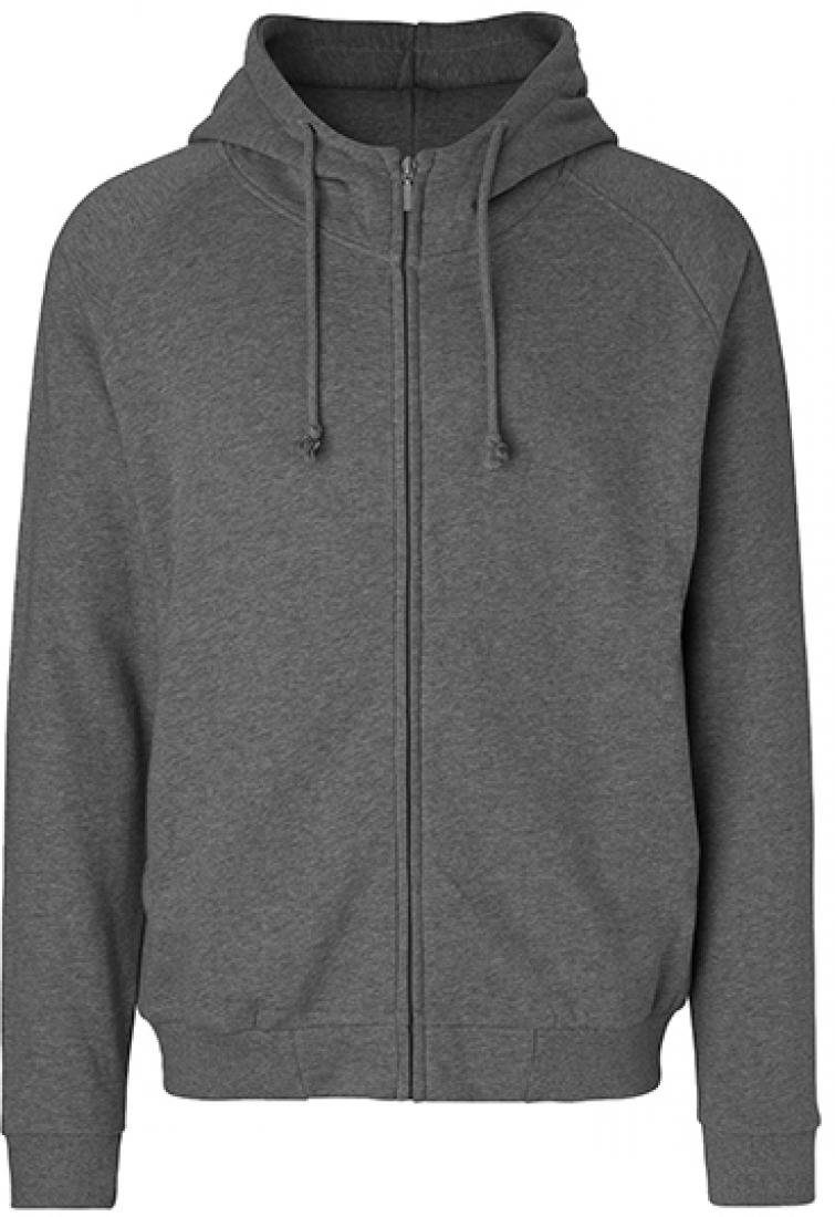 Neutral Kapuzensweatjacke Herren Hoodie with Hidden Zip / 100% Fairtrade Baumwolle