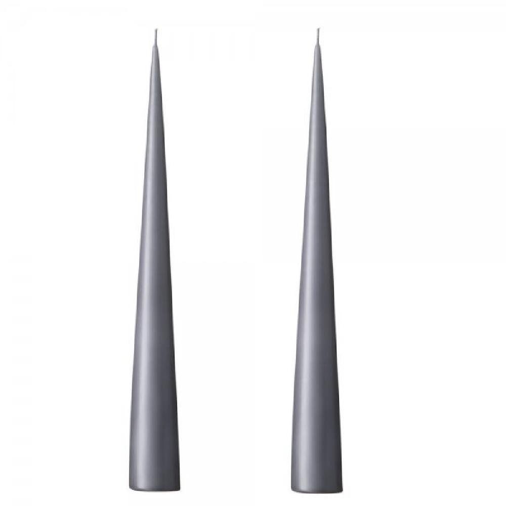 ester & erik Tafelkerze Kegelkerzen Set Cone Candle Dark Slate (37cm) (2-teilig)