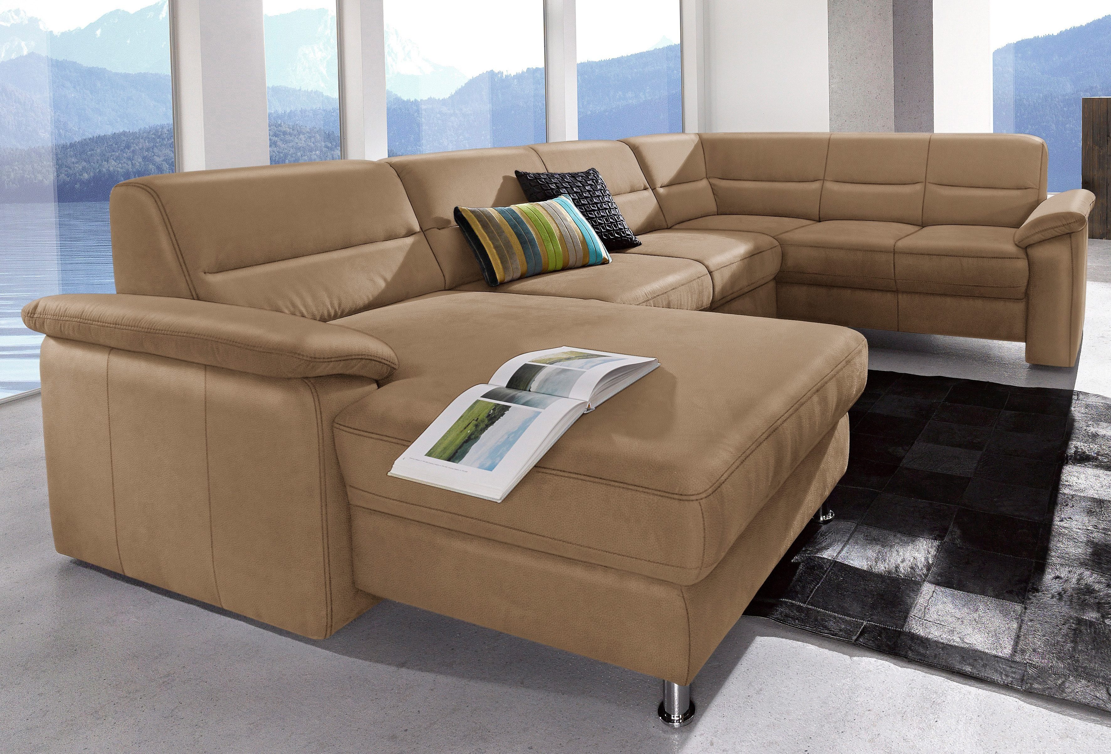 sit&more Wohnlandschaft "Ascara U-Form" inklusive Boxspring/Federkern-Polst günstig online kaufen