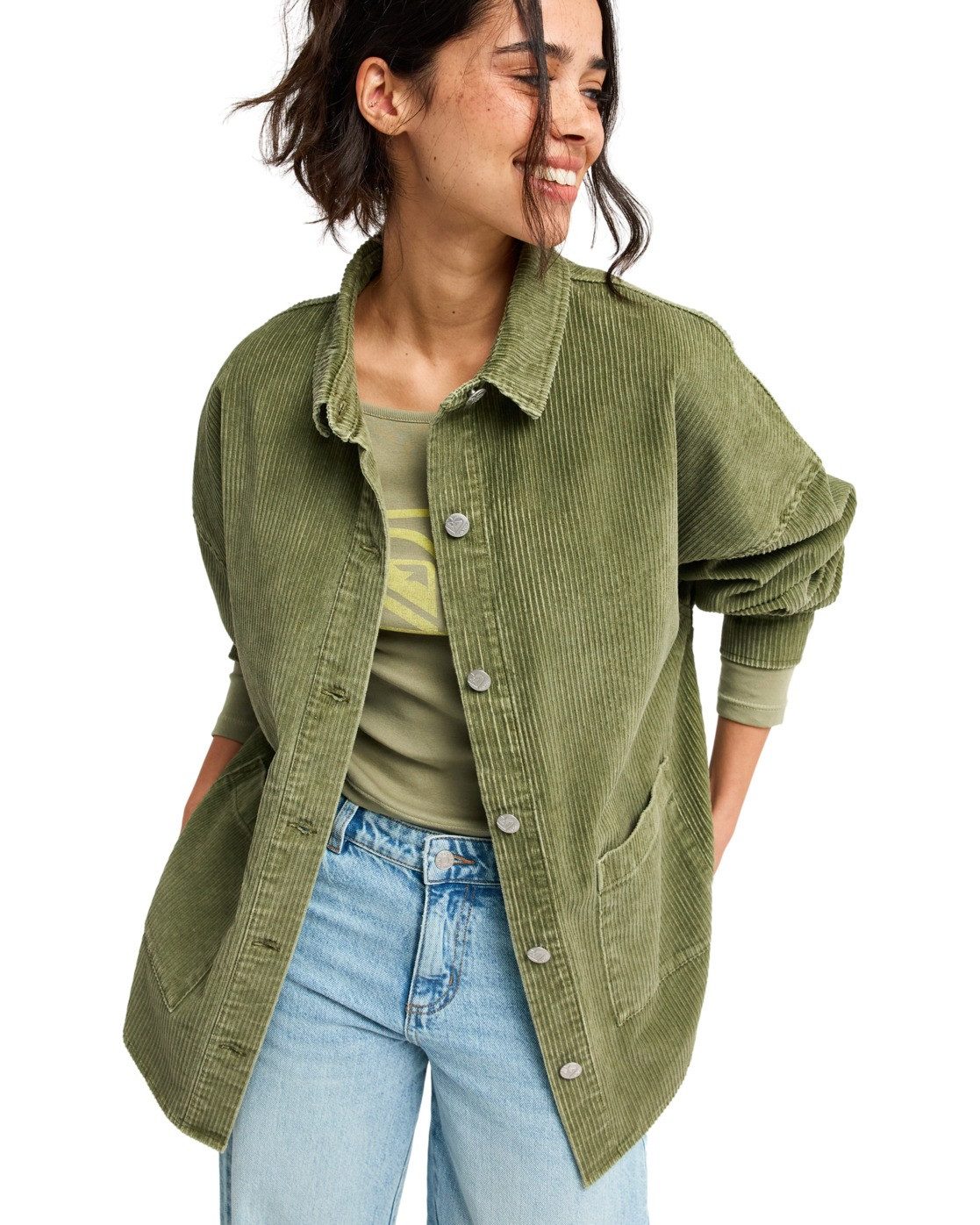 Roxy Hemdjacke Kick Back Washed Cord
