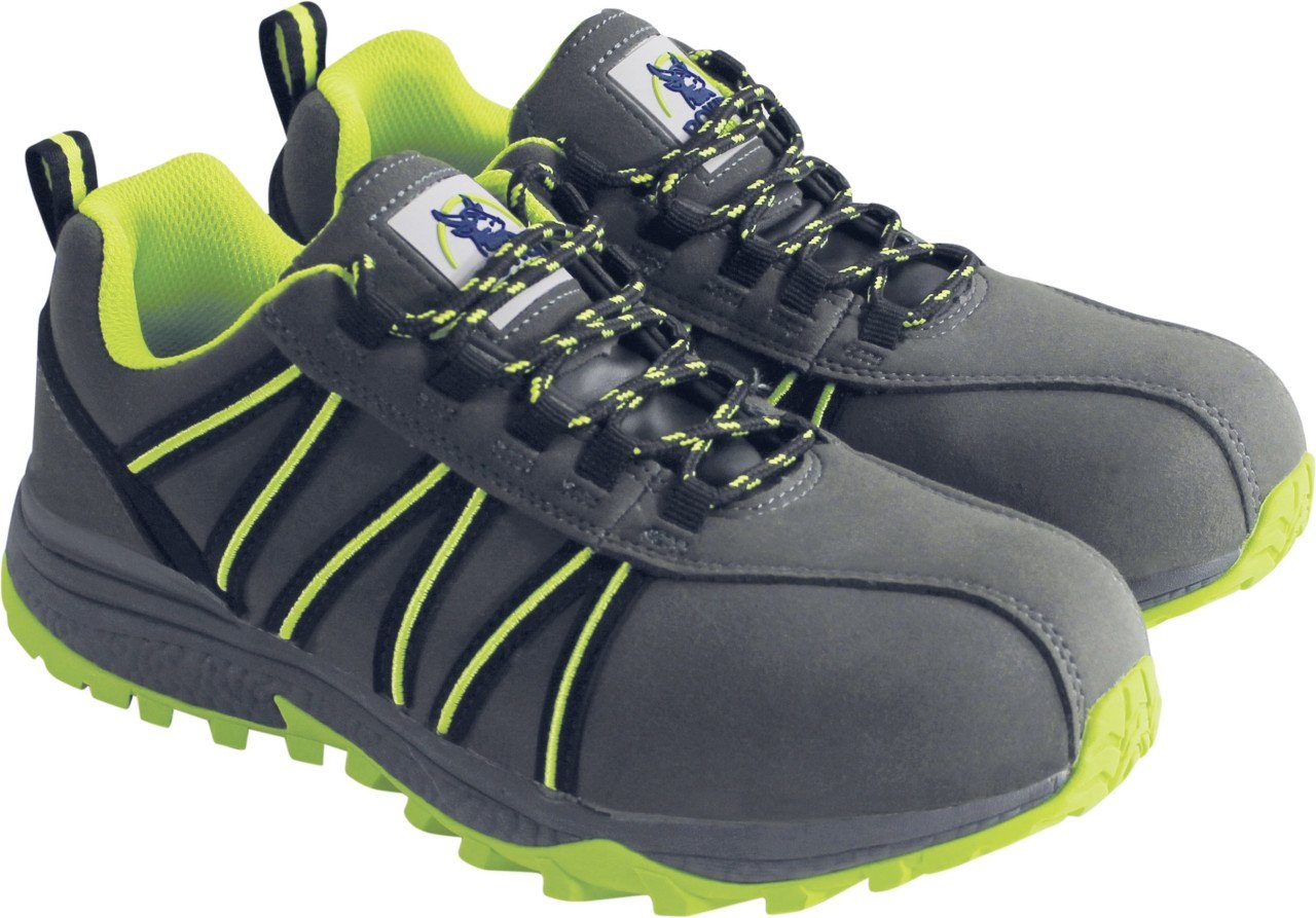 Kim Sicherheitsschuh grau-grün Safe Power Safe S1P Power Halbschuh