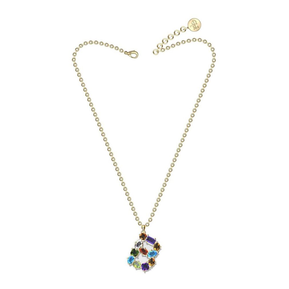Kette mit Anhänger Damen Halskette RBJ0038GP