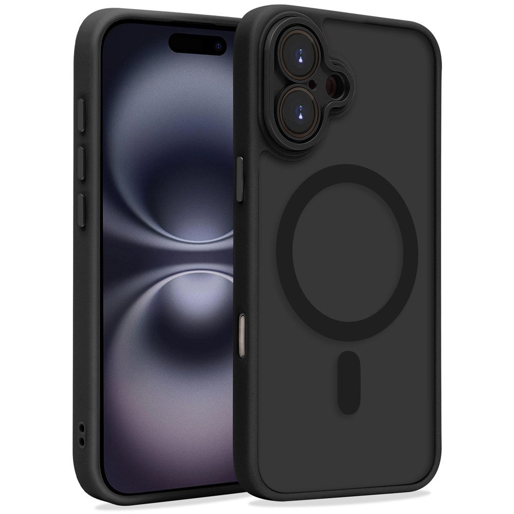 FITSU Handyhülle Schutzhülle für iPhone 16 Hülle mit Kameraschutz Case Handyhülle 6,1 Zoll, Handy Case für iPhone 16 Handyhülle, MagSafe kompatible Hülle