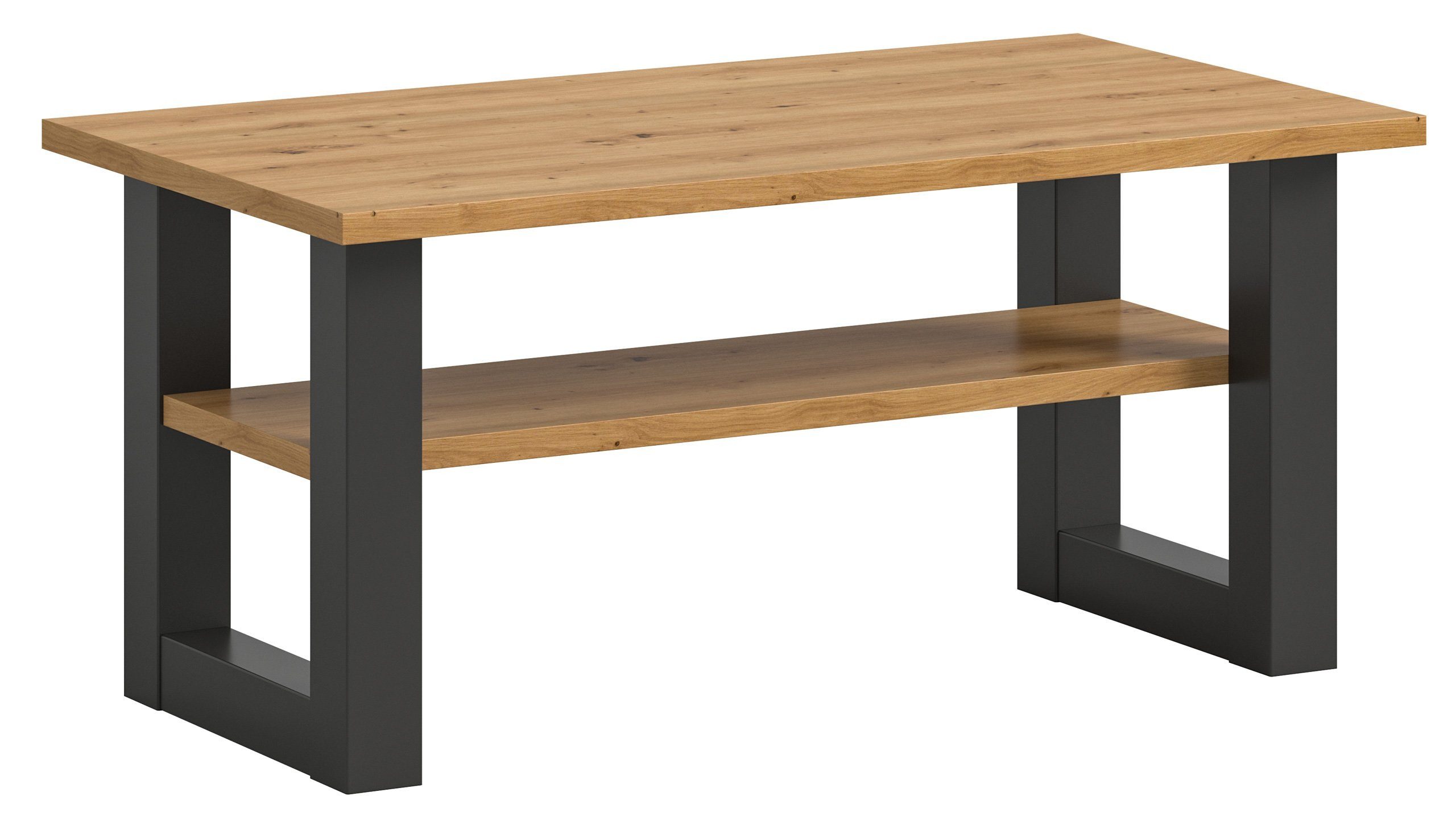 Newroom Couchtisch Pollux, Couchtisch Artisan Eiche Grau Wohnzimmertisch Sofatisch Modern Zeit...