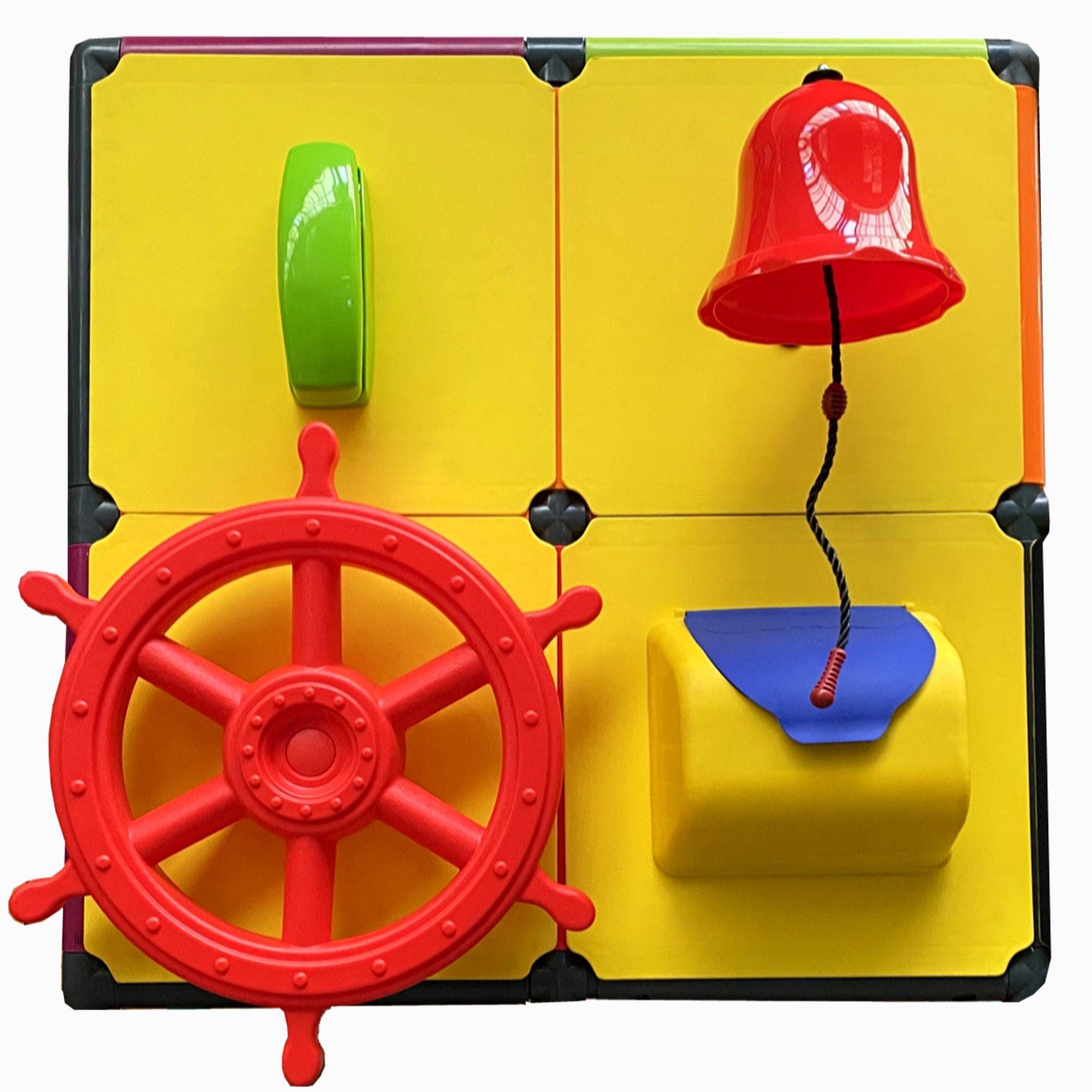 move and stic Meine erste Indoor-Rutsche URMEL Konstruktions-Spielset, (erweiter-u. umbaubar, kompl. Spielset mit Rutsche), aus Kunststoff, Made in Germany, Kinderrutsche, Motoriktrainer