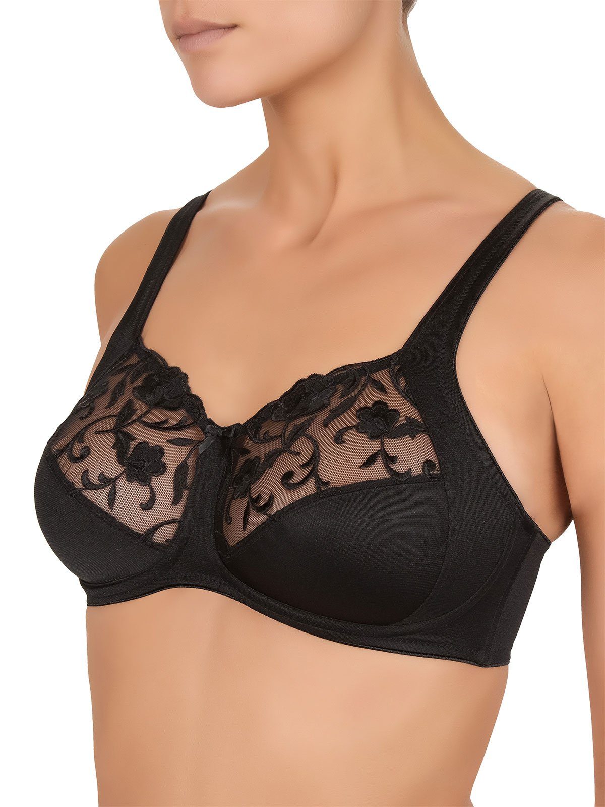 Felina Soft-BH BH ohne Bügel Moments (Stück, 1-tlg) - Schwarz