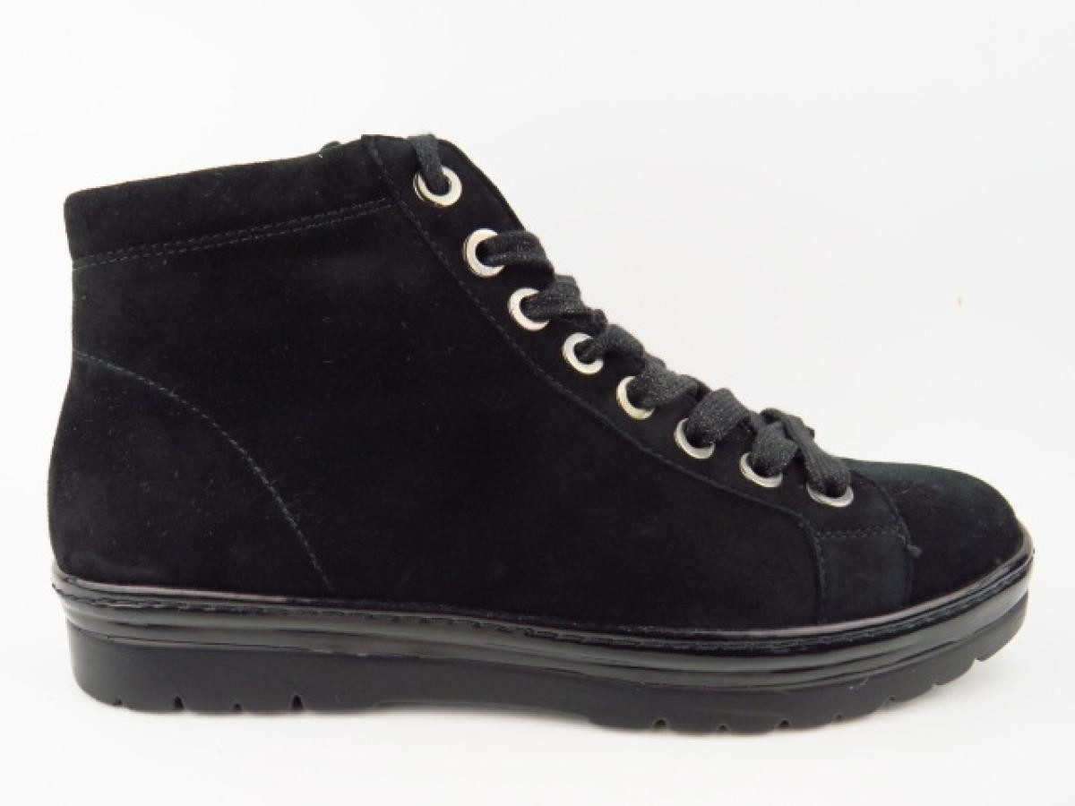 Samtchev./Lack schwarz Winterstiefel
