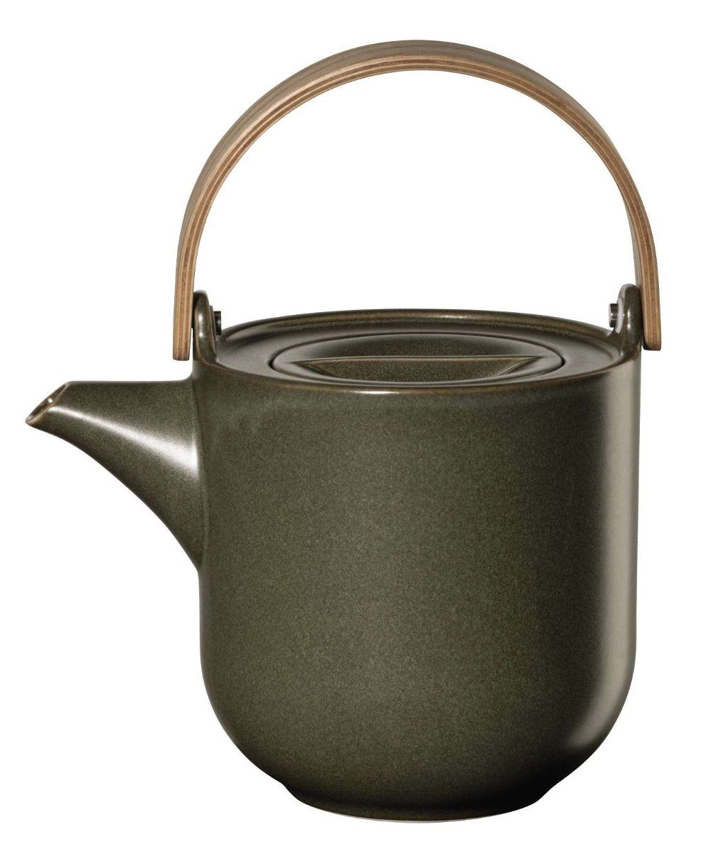 ASA SELECTION Teekanne COPPA Teekanne mit Holzgriff nori 1 l, 1 l, Geschirr