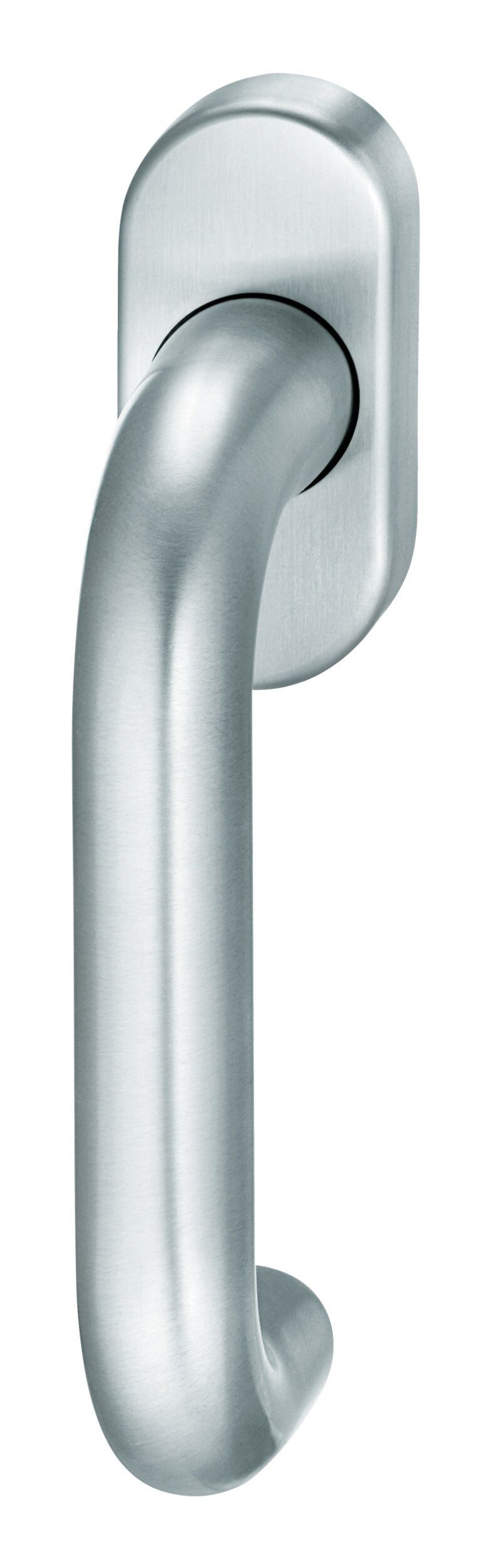 FSB Fensterbeschlag, Fenstergriff, oval, Edelstahl 34 1070, Stift 24-38 mm