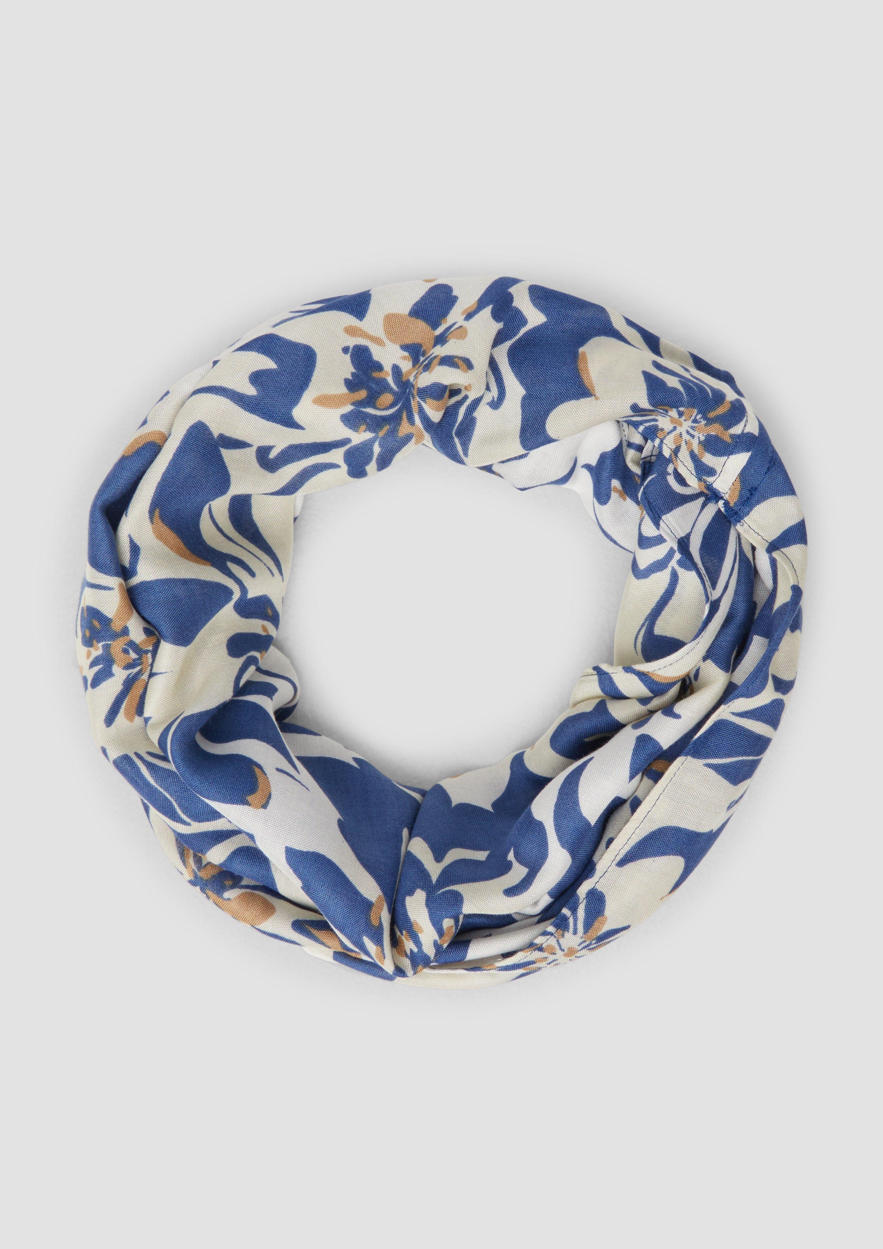 s.Oliver Halstuch Snood mit floralem Artwork günstig online kaufen