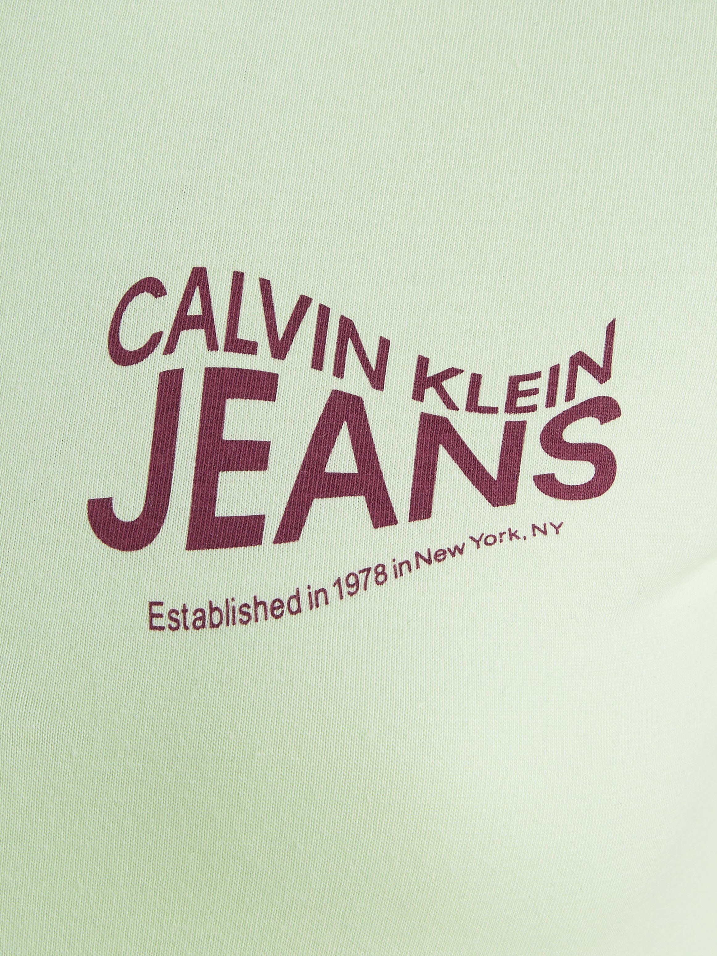 T-Shirt Calvin Klein grün Jeans