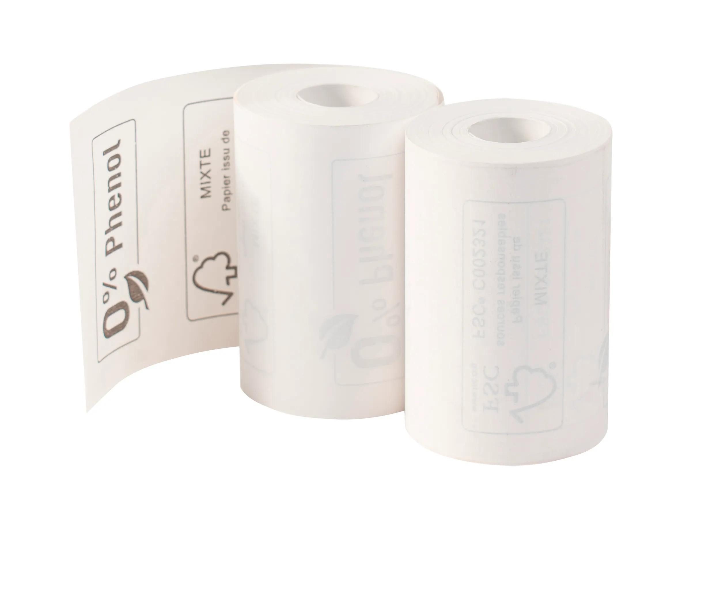EXACOMPTA Компьютерная бумага 120x Thermorolle für Kartenzahlung 1-lagig 57x40mm 18m 55g Weiß 40761E, Rollen Thermisches Бумага